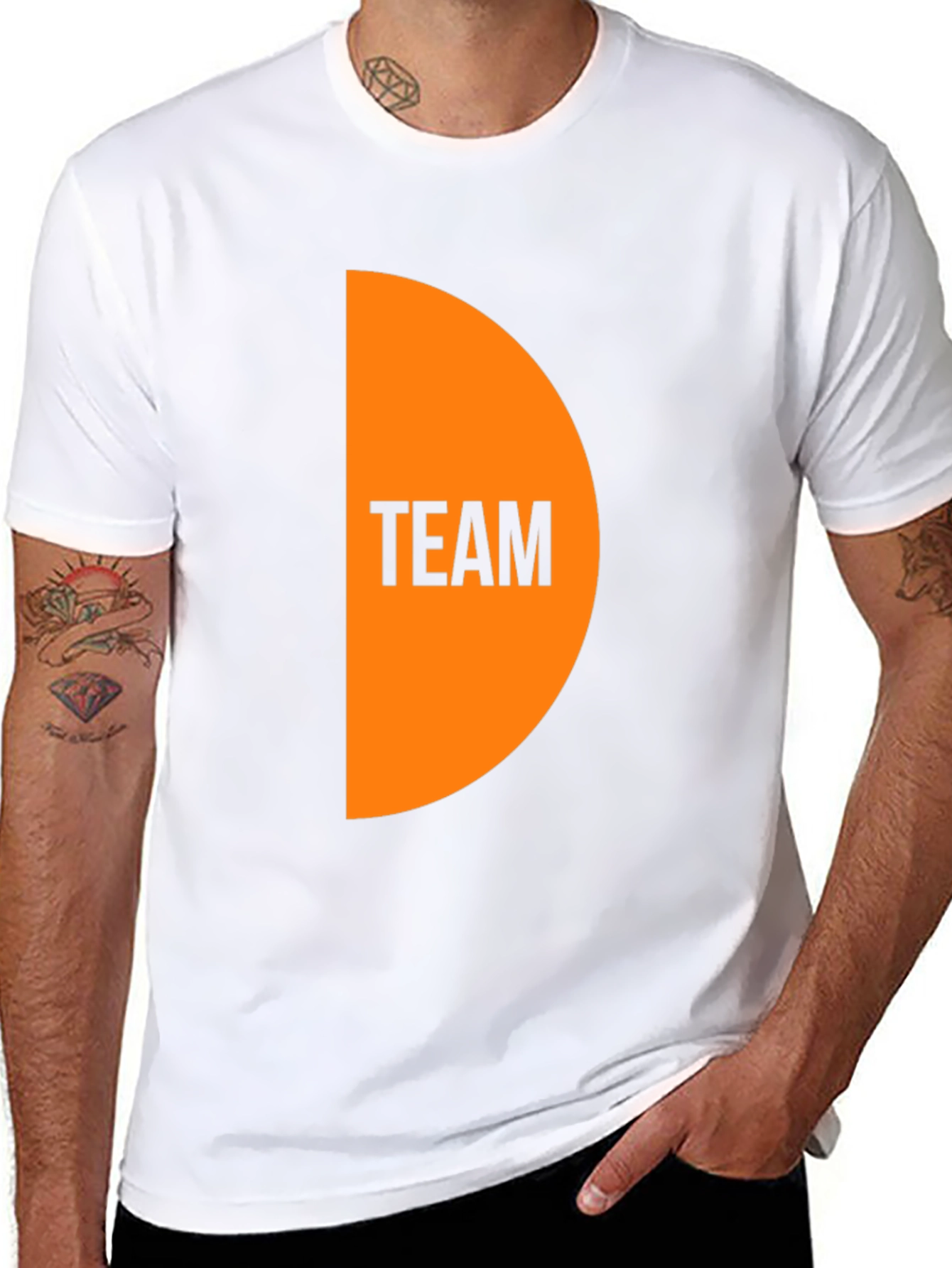 Team Graphic Black T-Shirt