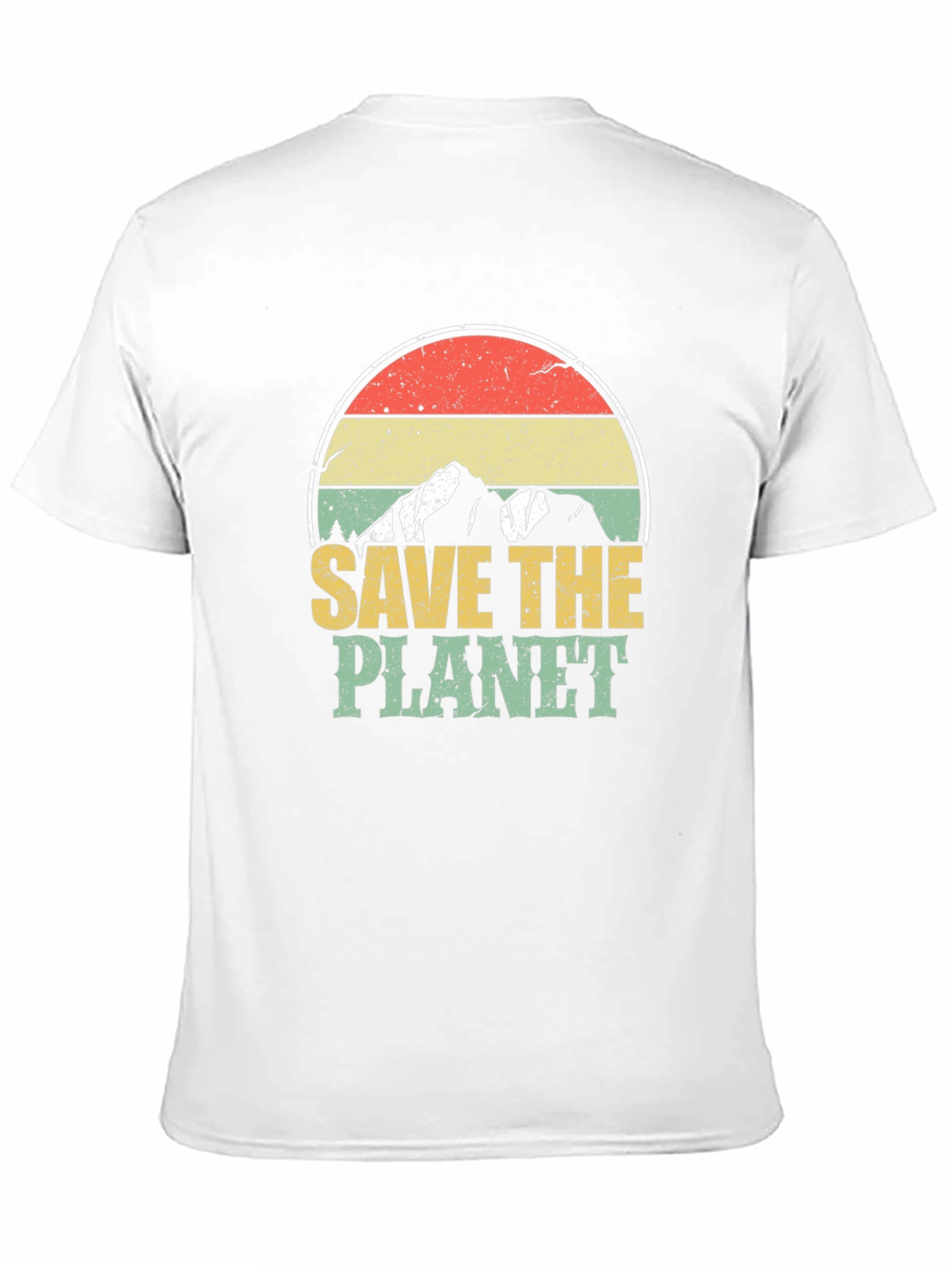 Retro Save the Planet Graphic T-Shirt