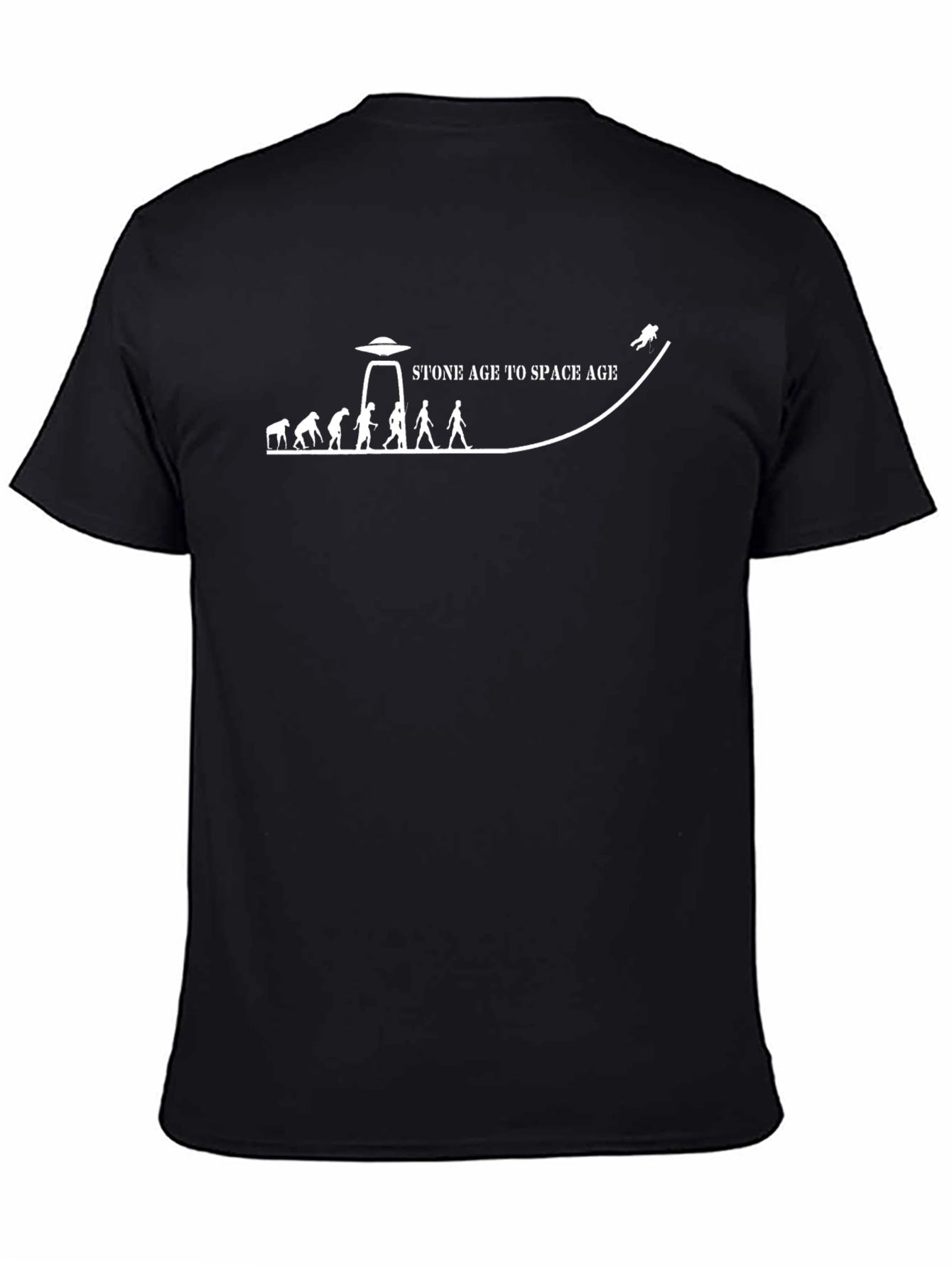 Stone Age to Space Age Evolution T-Shirt