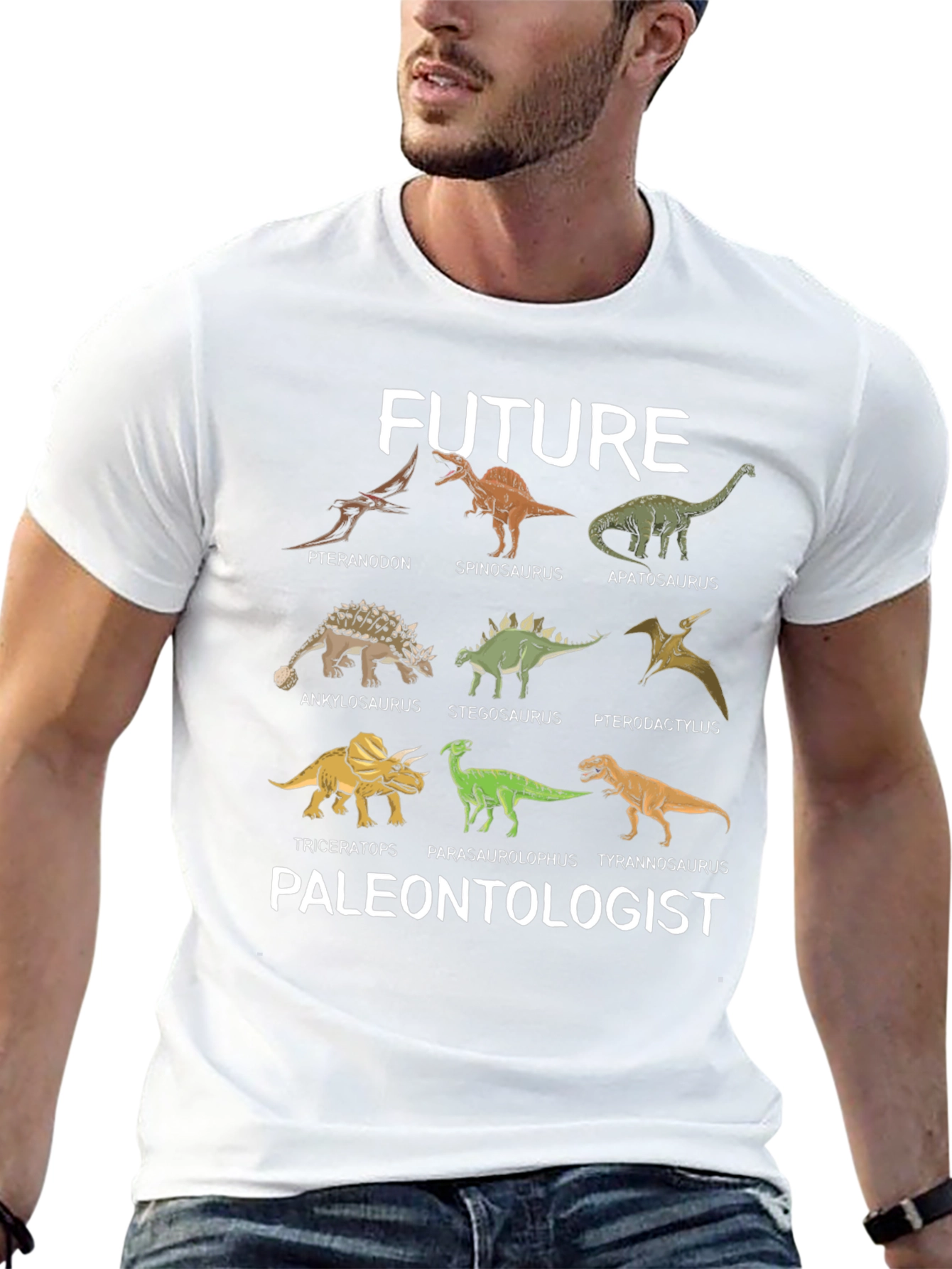 Future Paleontologist Dinosaur Graphic T-Shirt