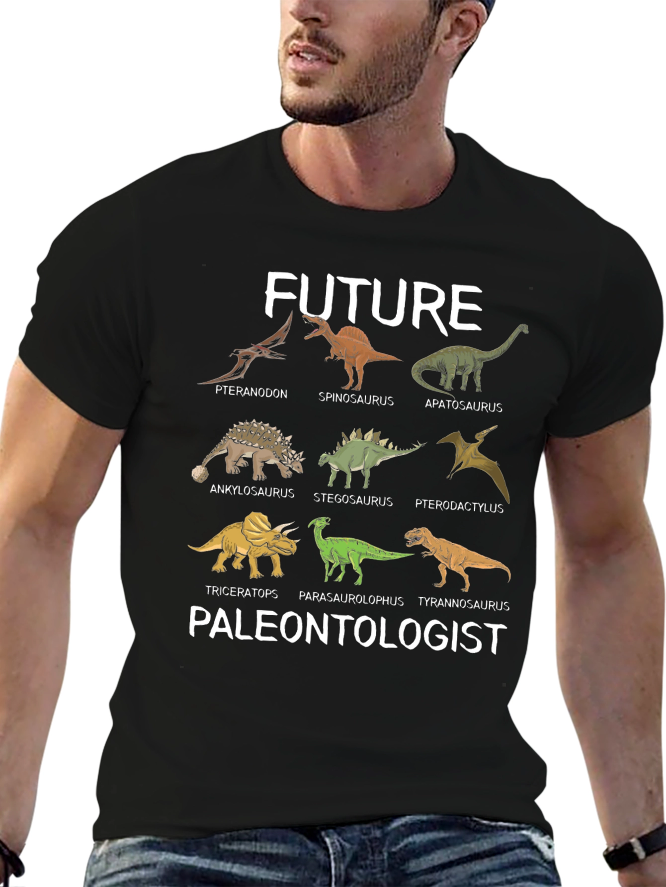 Future Paleontologist Dinosaur Graphic T-Shirt