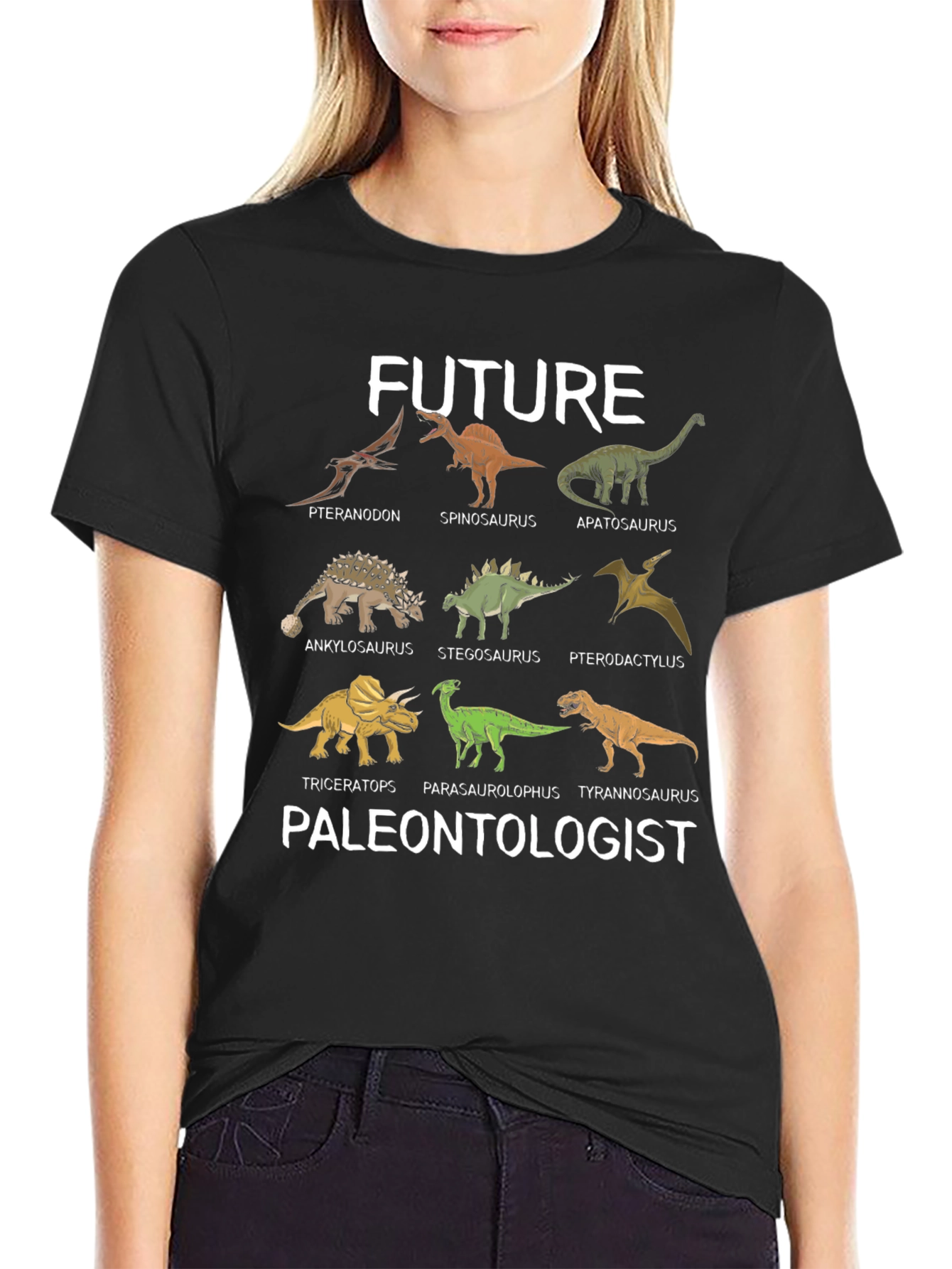 Future Paleontologist Dinosaur Graphic T-Shirt