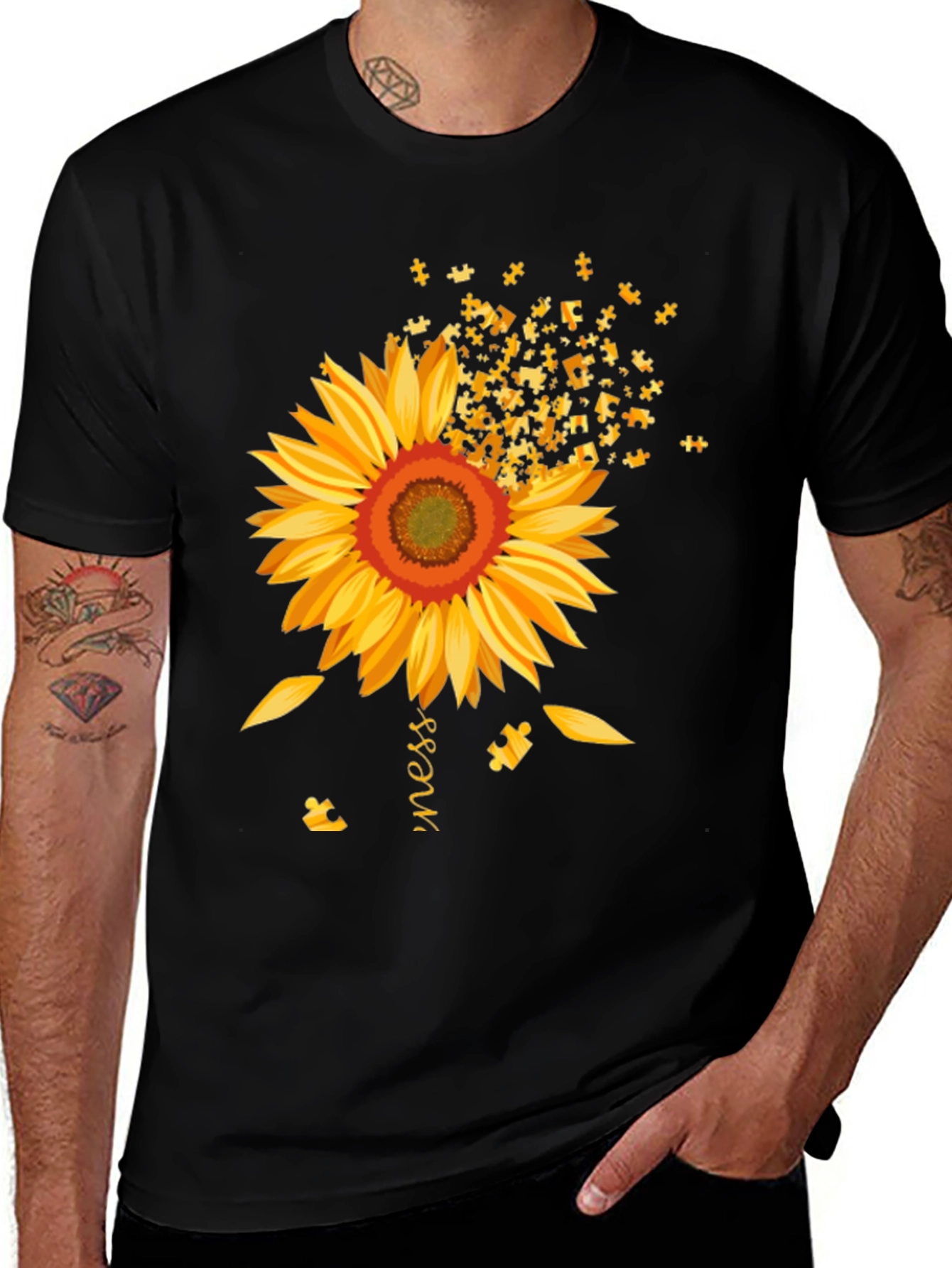 Sunflower Autism Awareness T-Shirt