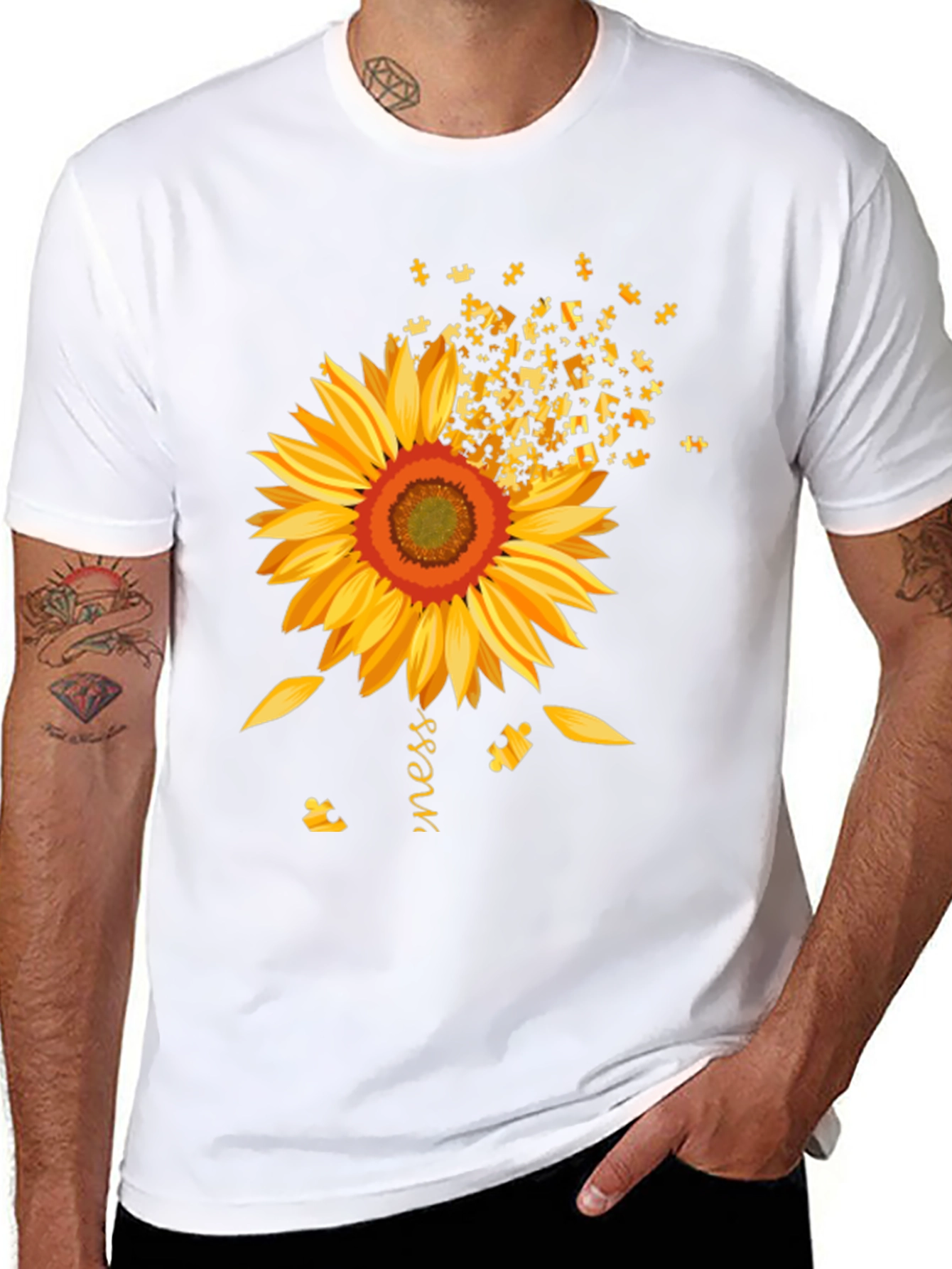 Sunflower Autism Awareness T-Shirt