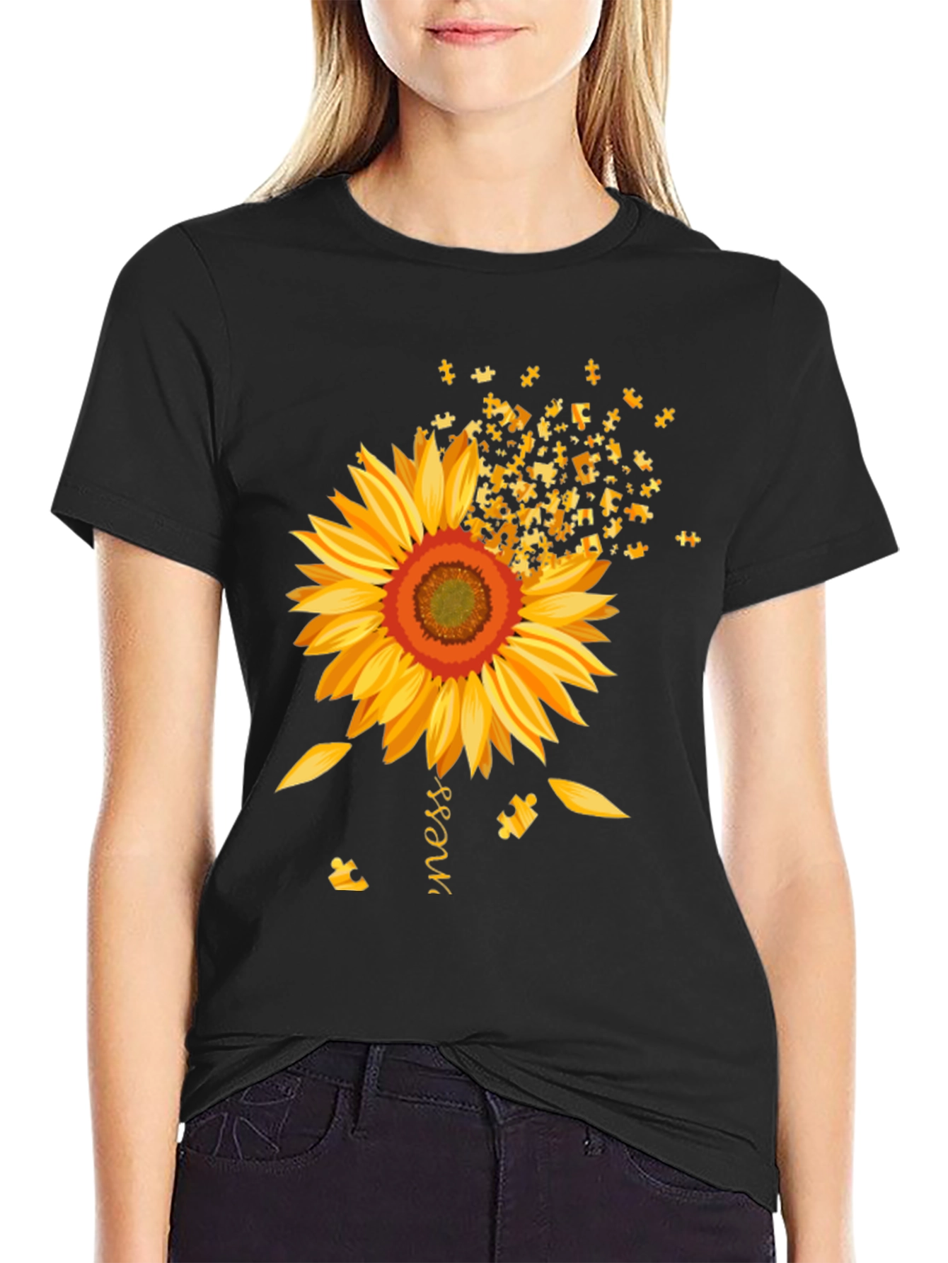 Sunflower Autism Awareness T-Shirt