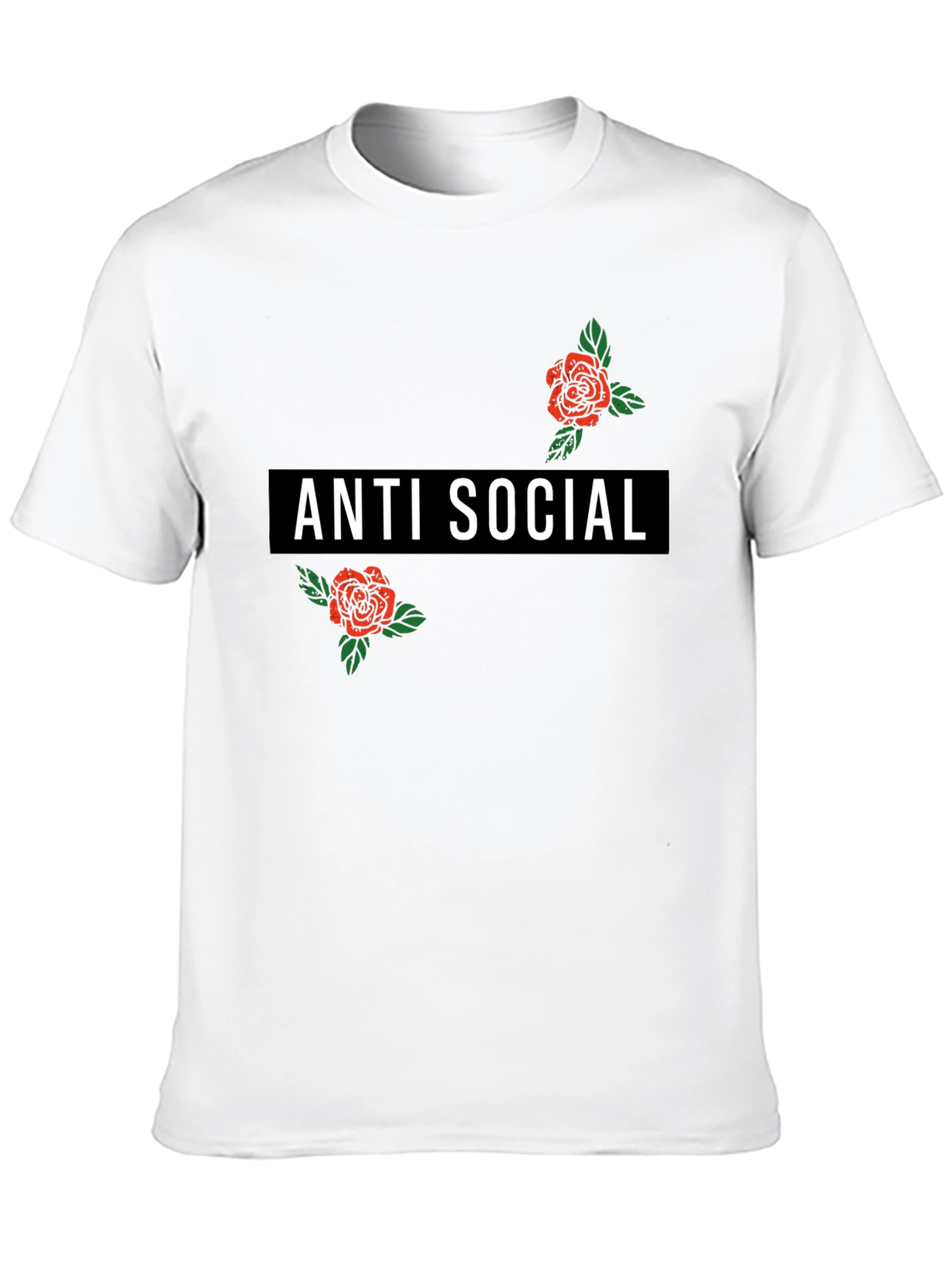 Anti Social Rose Graphic T-Shirt