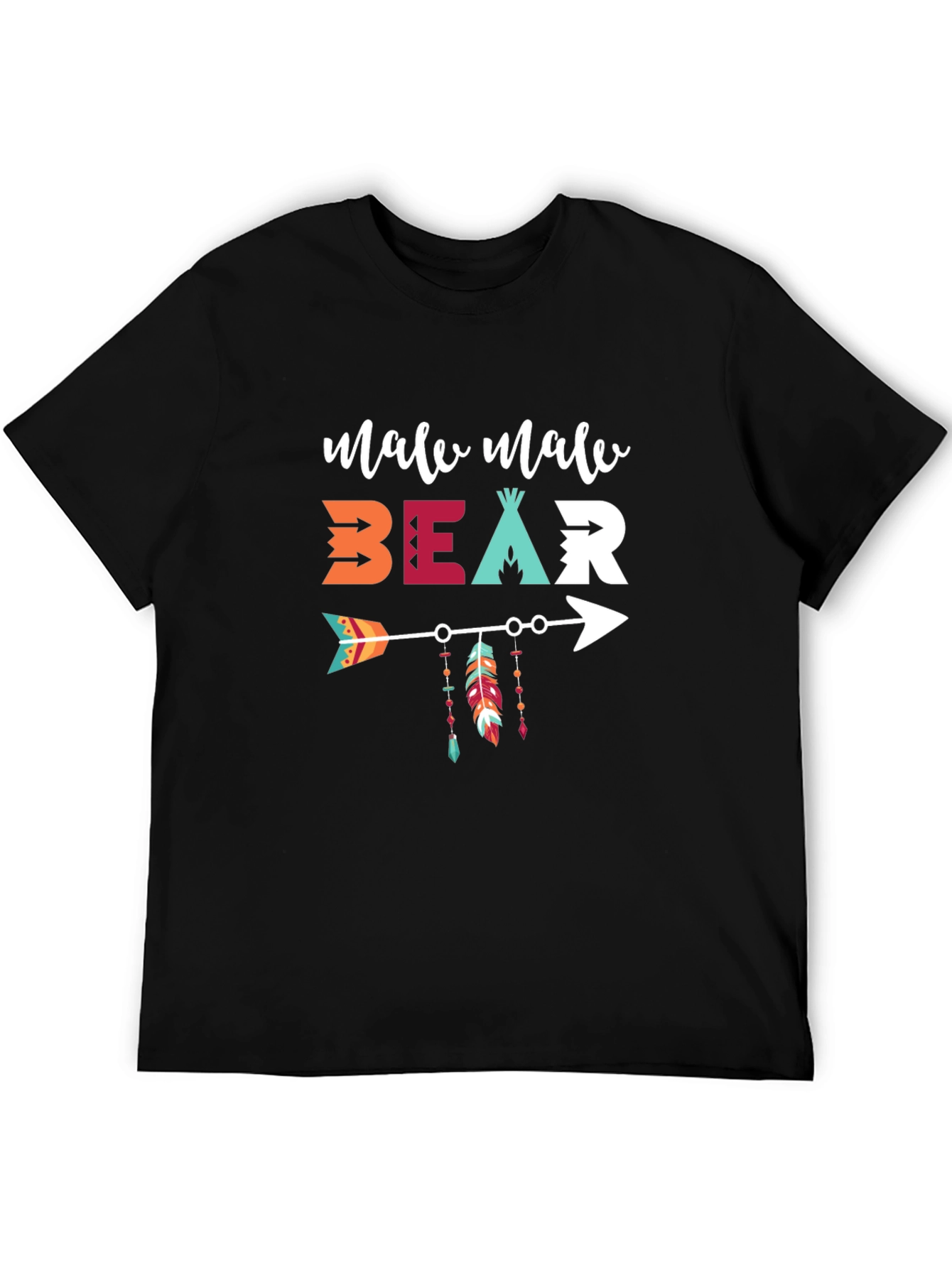 Male Male Bear Arrow T-Shirt