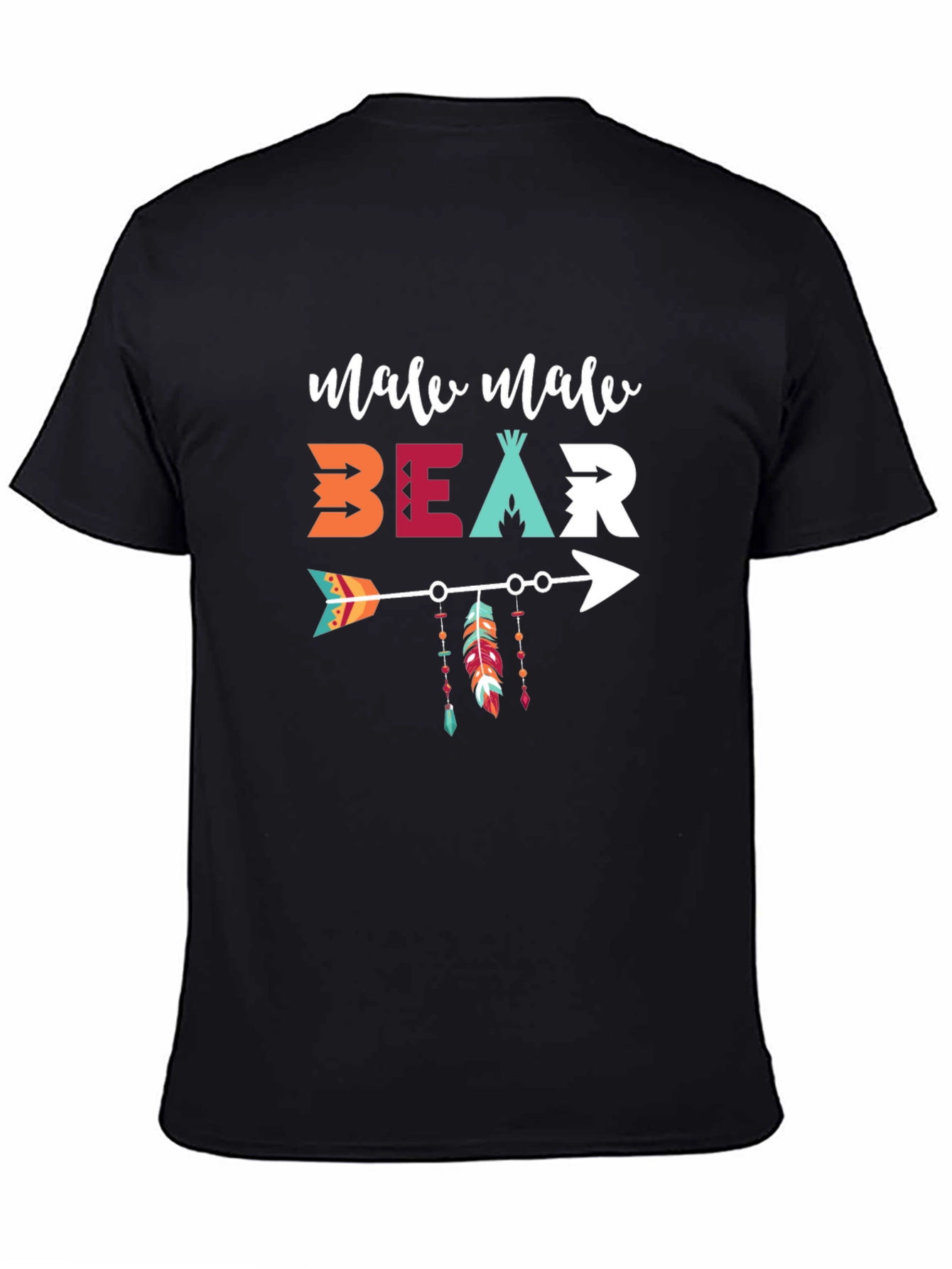 Male Male Bear Arrow T-Shirt