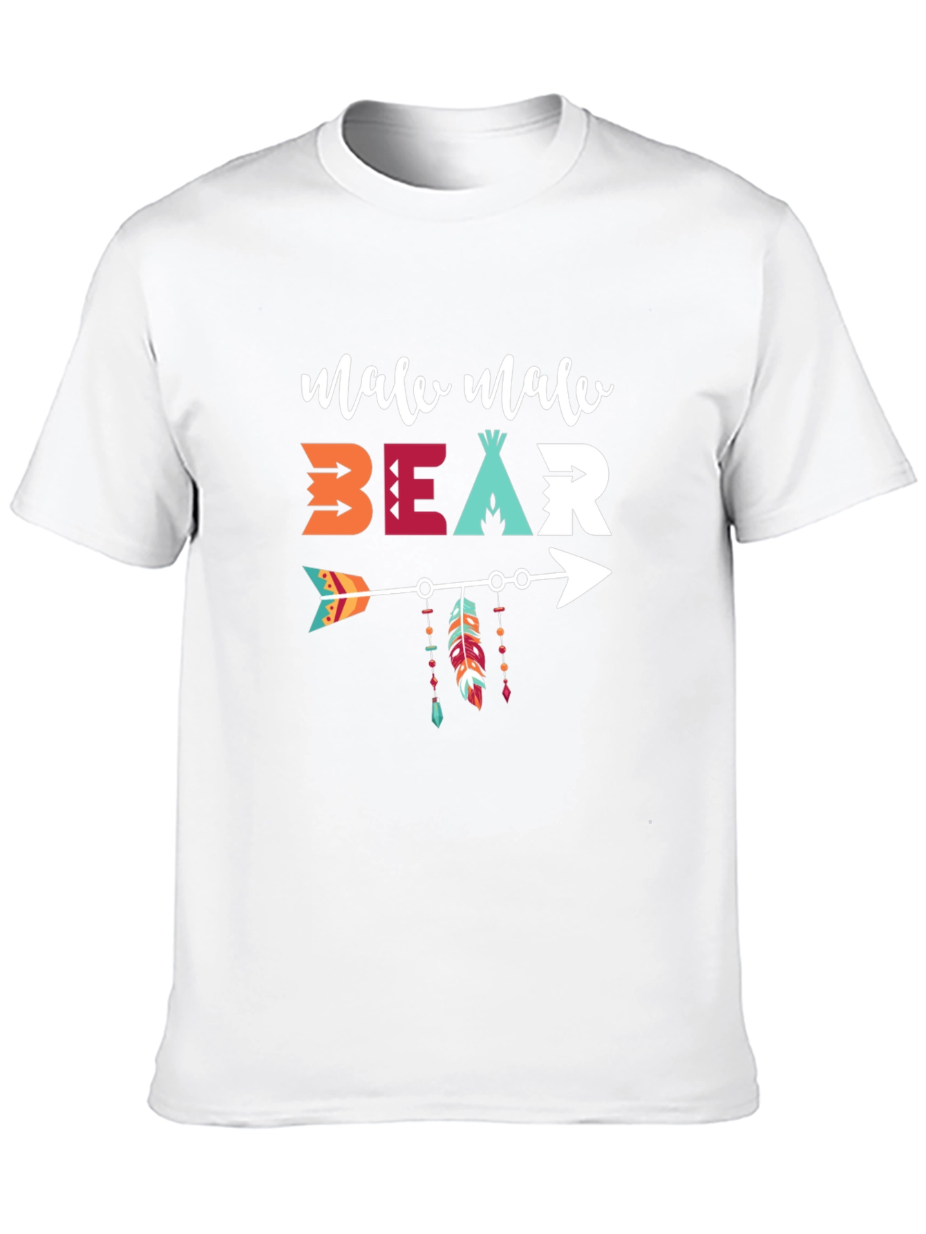 Male Male Bear Arrow T-Shirt