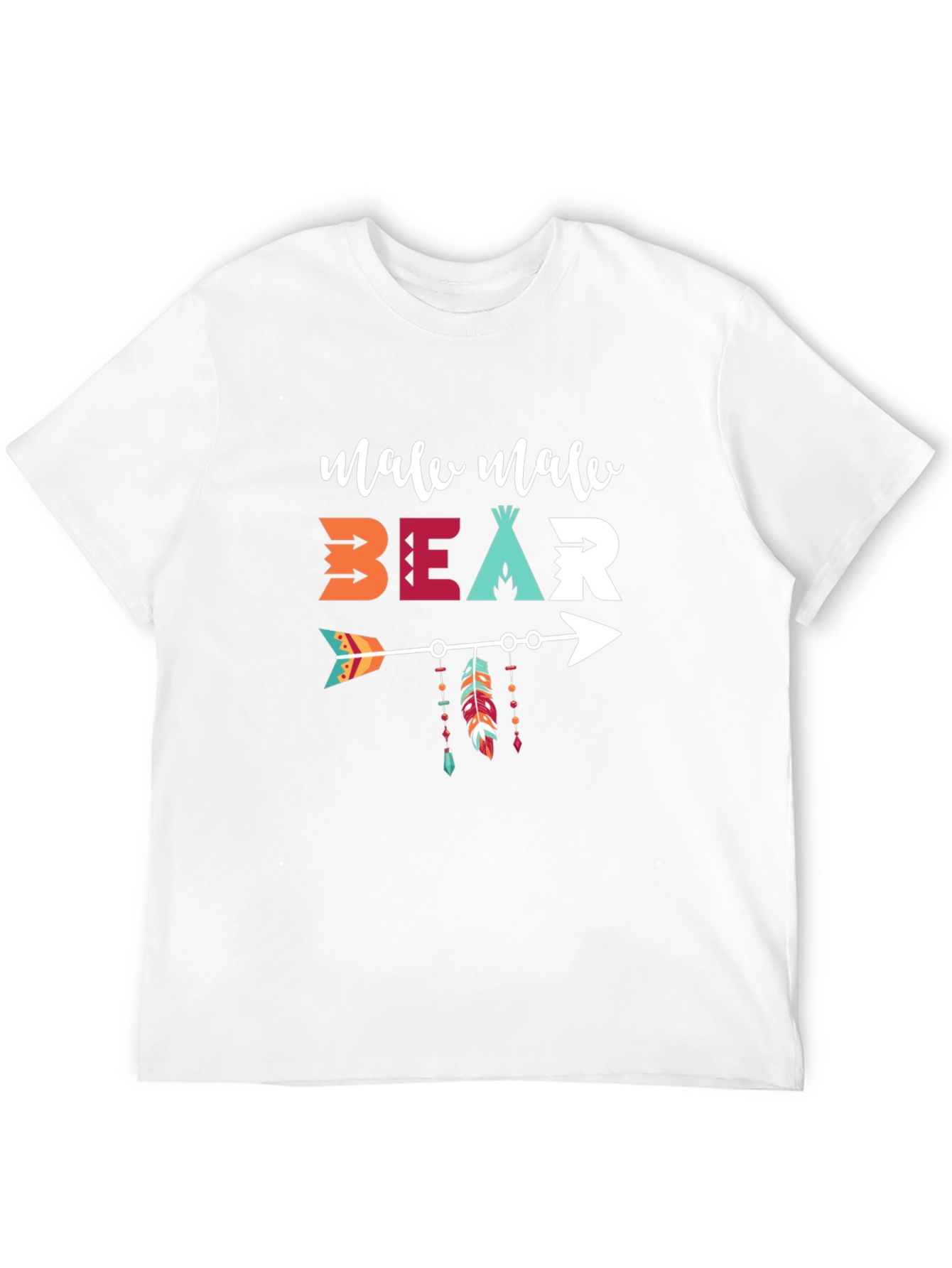 Male Male Bear Arrow T-Shirt