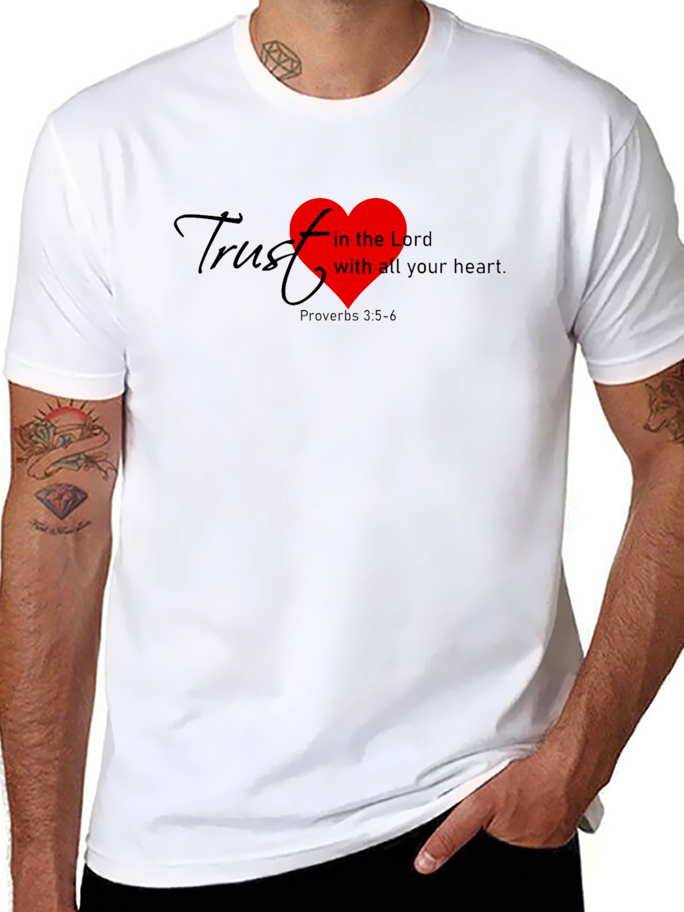 Trust in the Lord T-Shirt - Proverbs 3:5-6