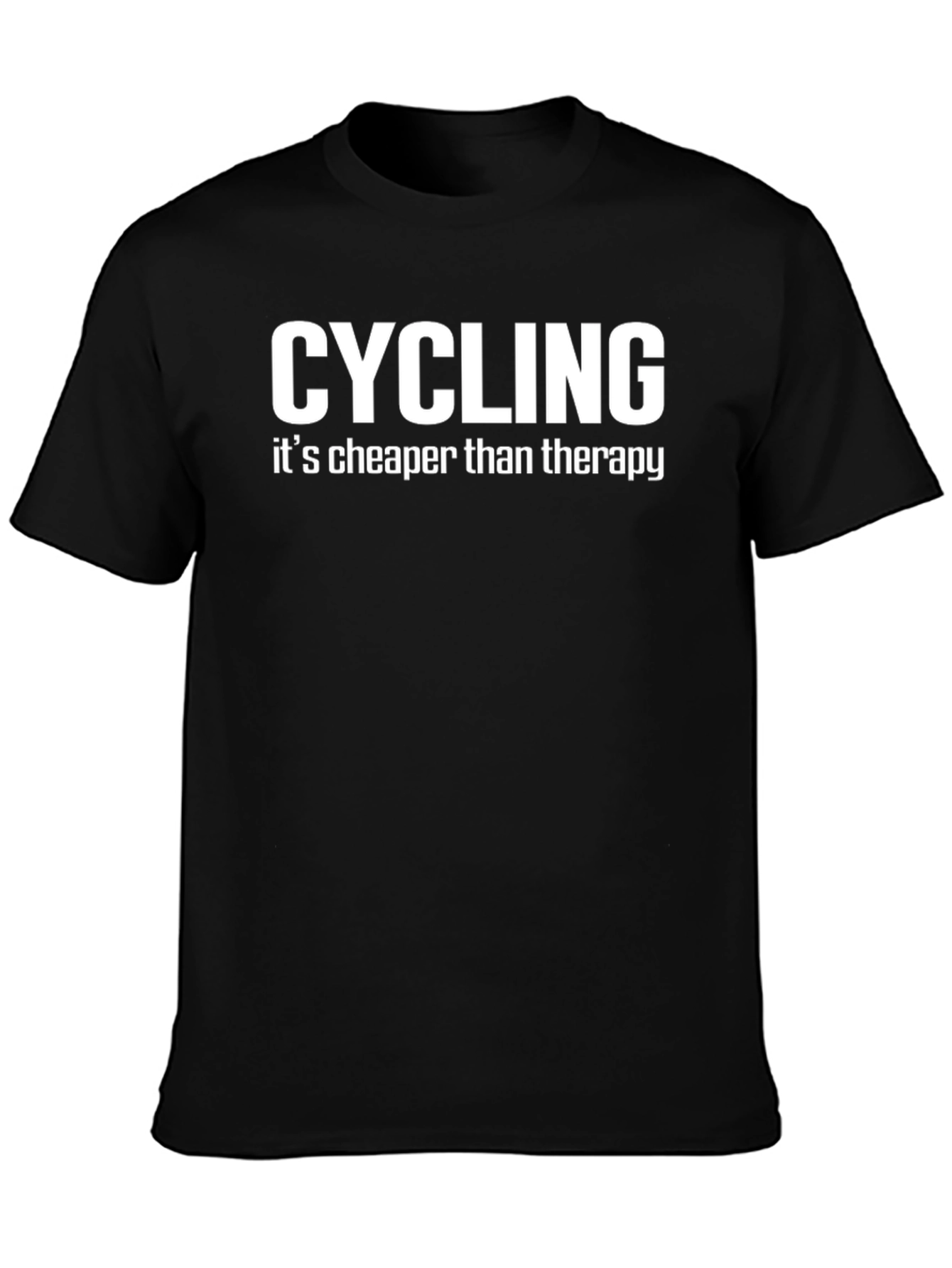 Cycling Cheaper Than Therapy Graphic Tee