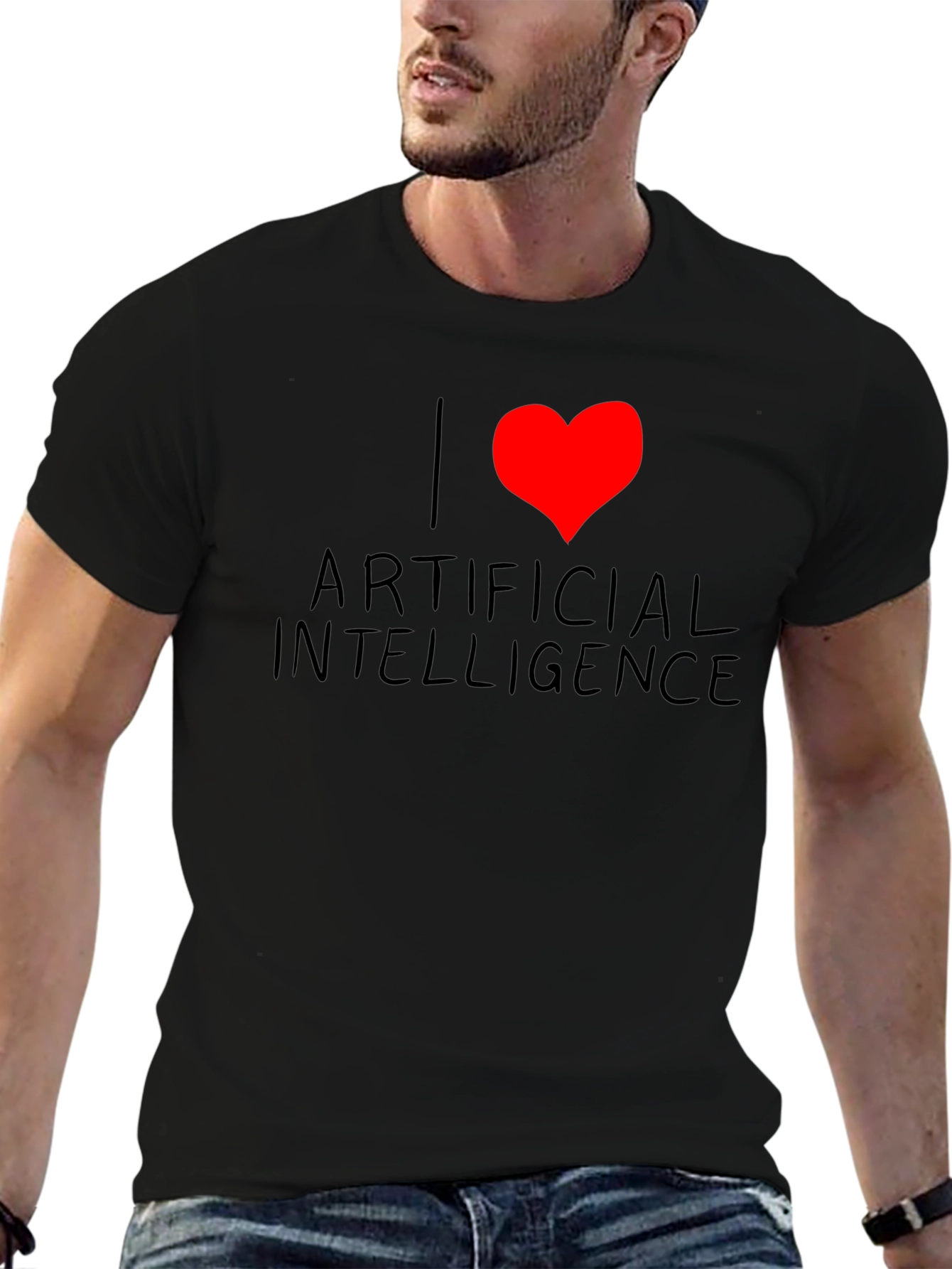 I Love AI T-Shirt - Artificial Intelligence Tee