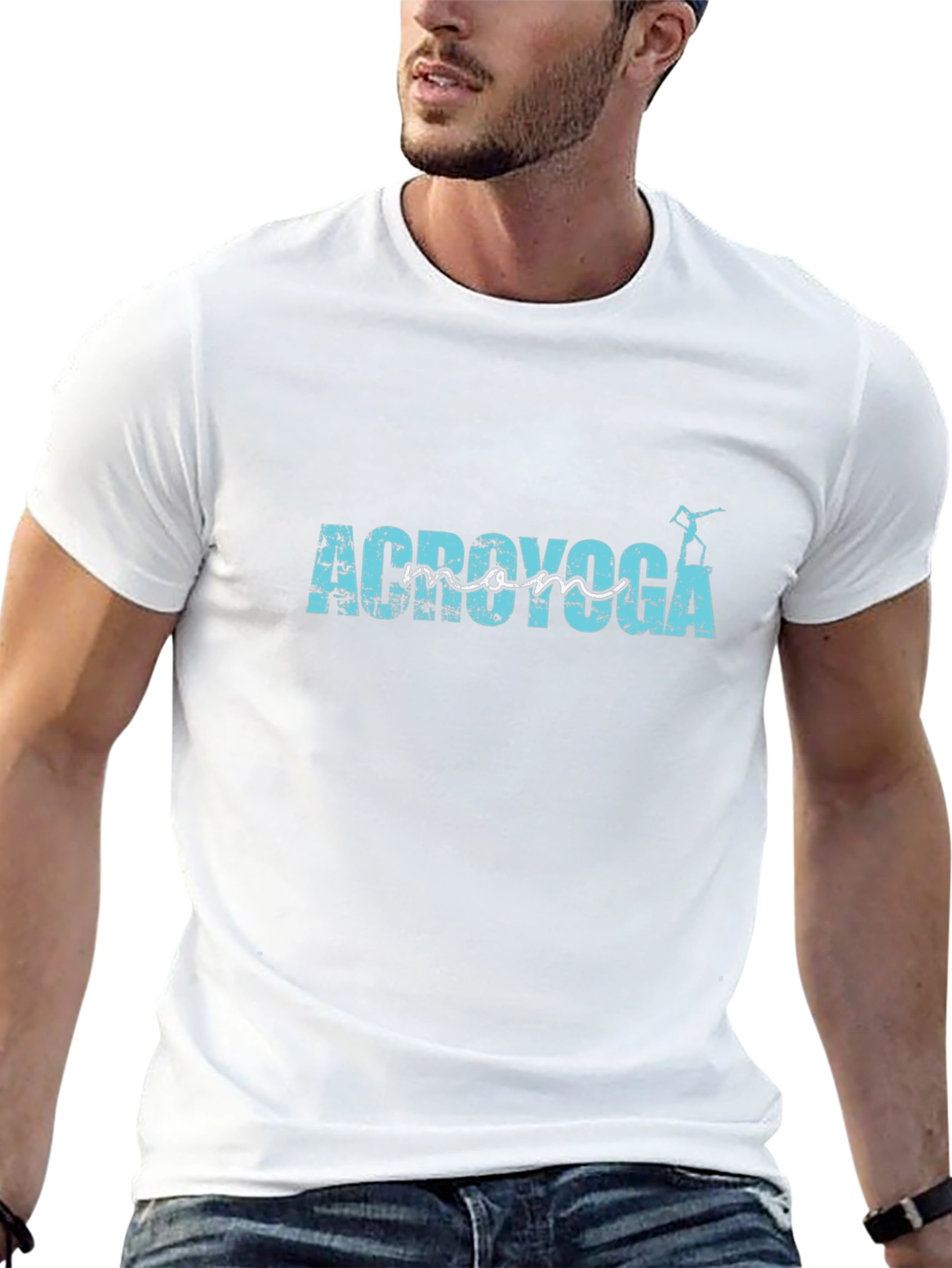 AcroYoga Mom Graphic T-Shirt - Black