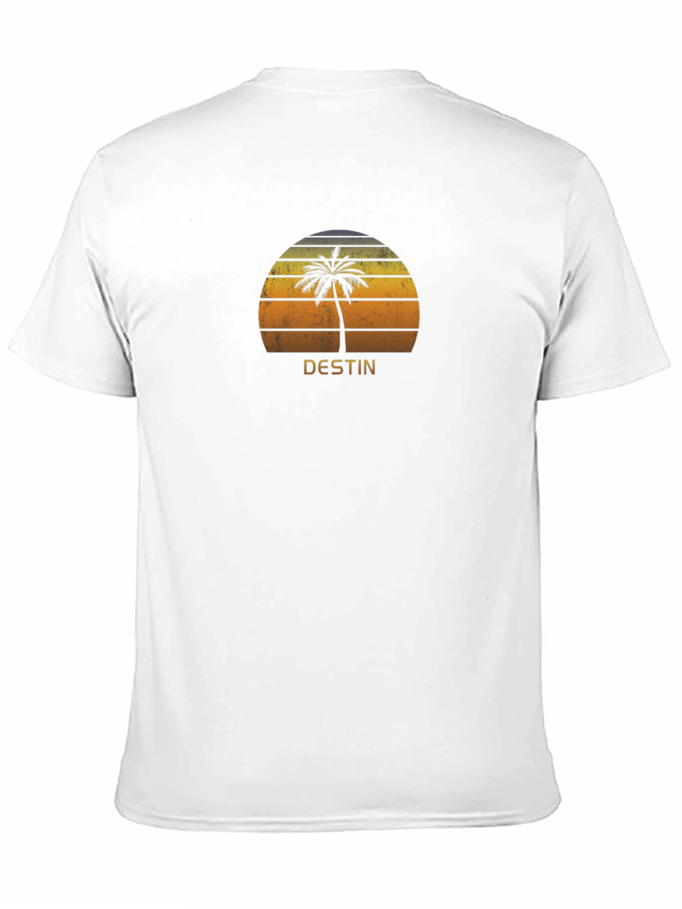 Destin Palm Tree Sunset Graphic T-Shirt