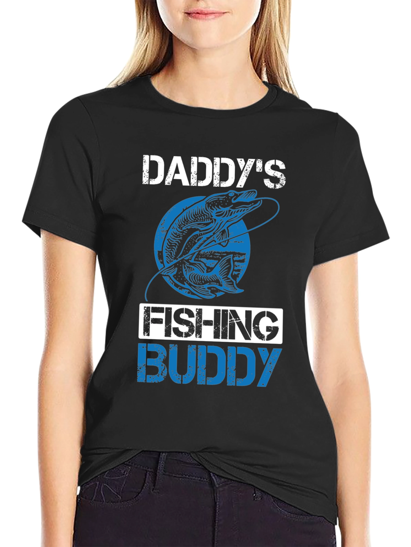Daddys Fishing Buddy Graphic Tee