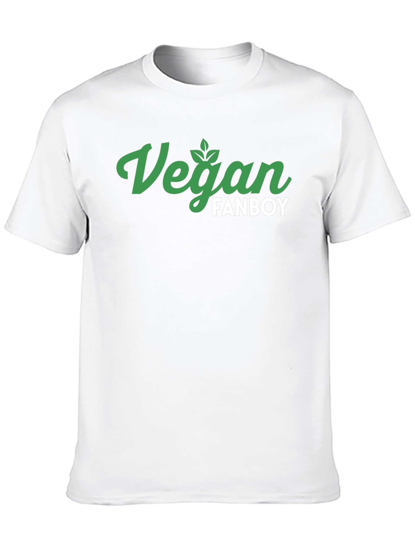 Vegan Fanboy Graphic T-Shirt - Black