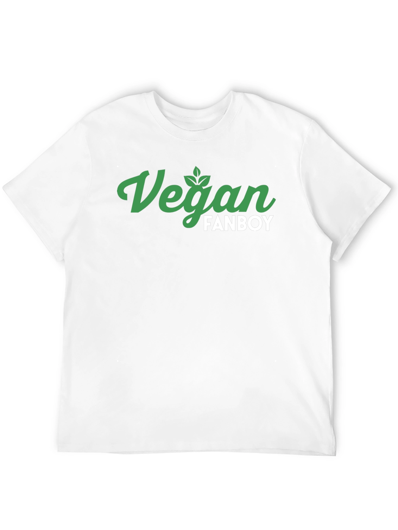 Vegan Fanboy Graphic T-Shirt - Black