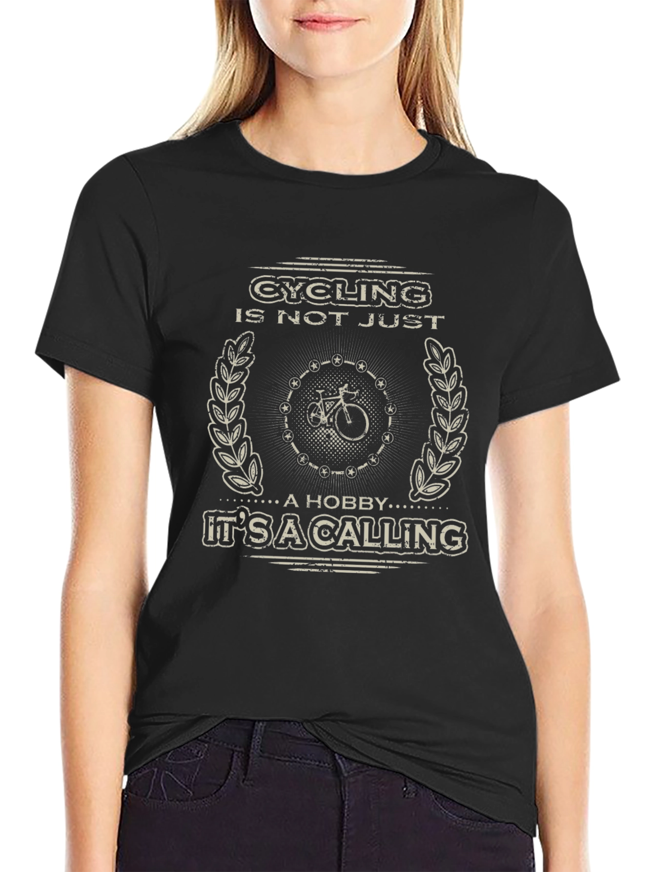 Cycling Is A Calling Black T-Shirt