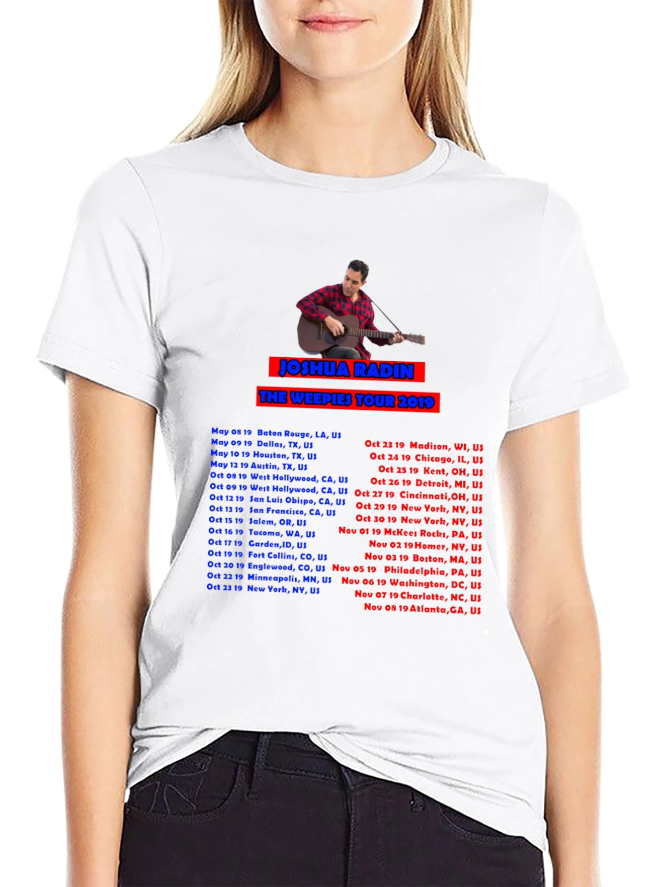 Joshua Radin 2019 Tour T-Shirt