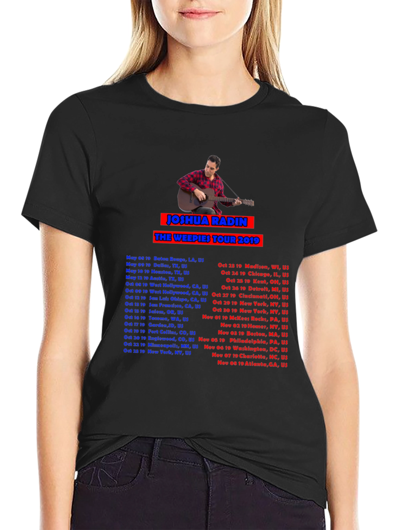 Joshua Radin 2019 Tour T-Shirt