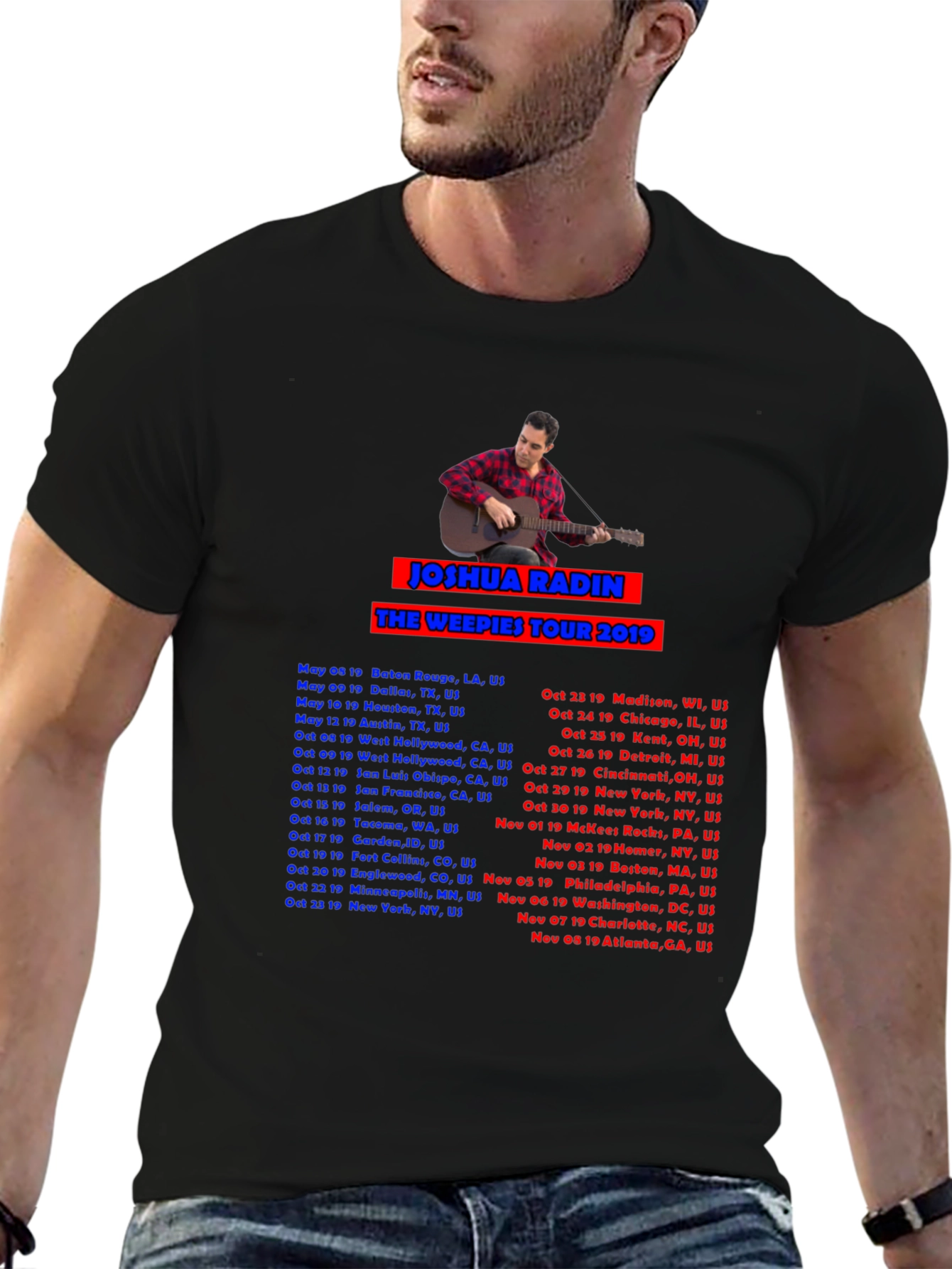 Joshua Radin 2019 Tour T-Shirt