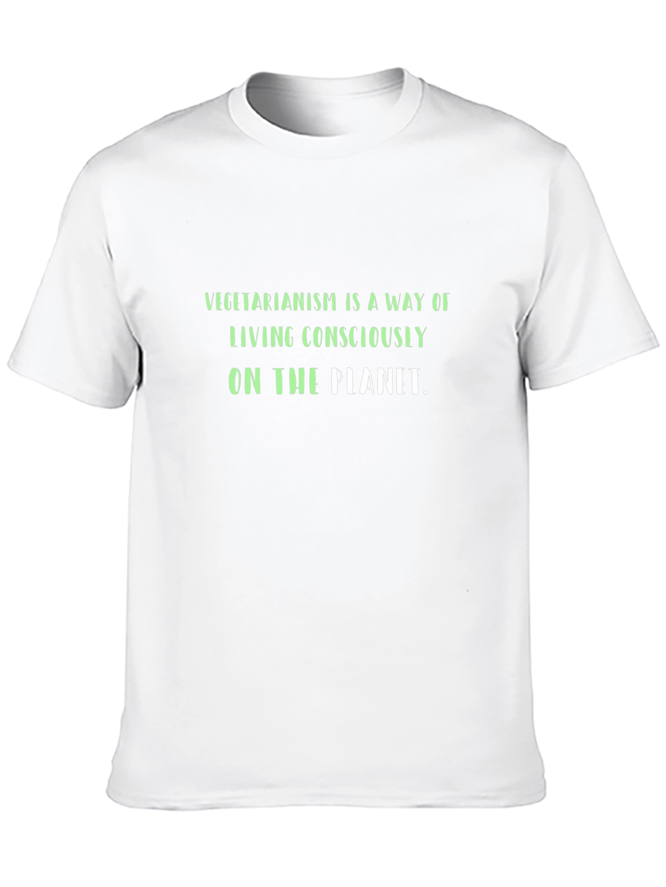 Vegetarianism Consciously Living T-Shirt