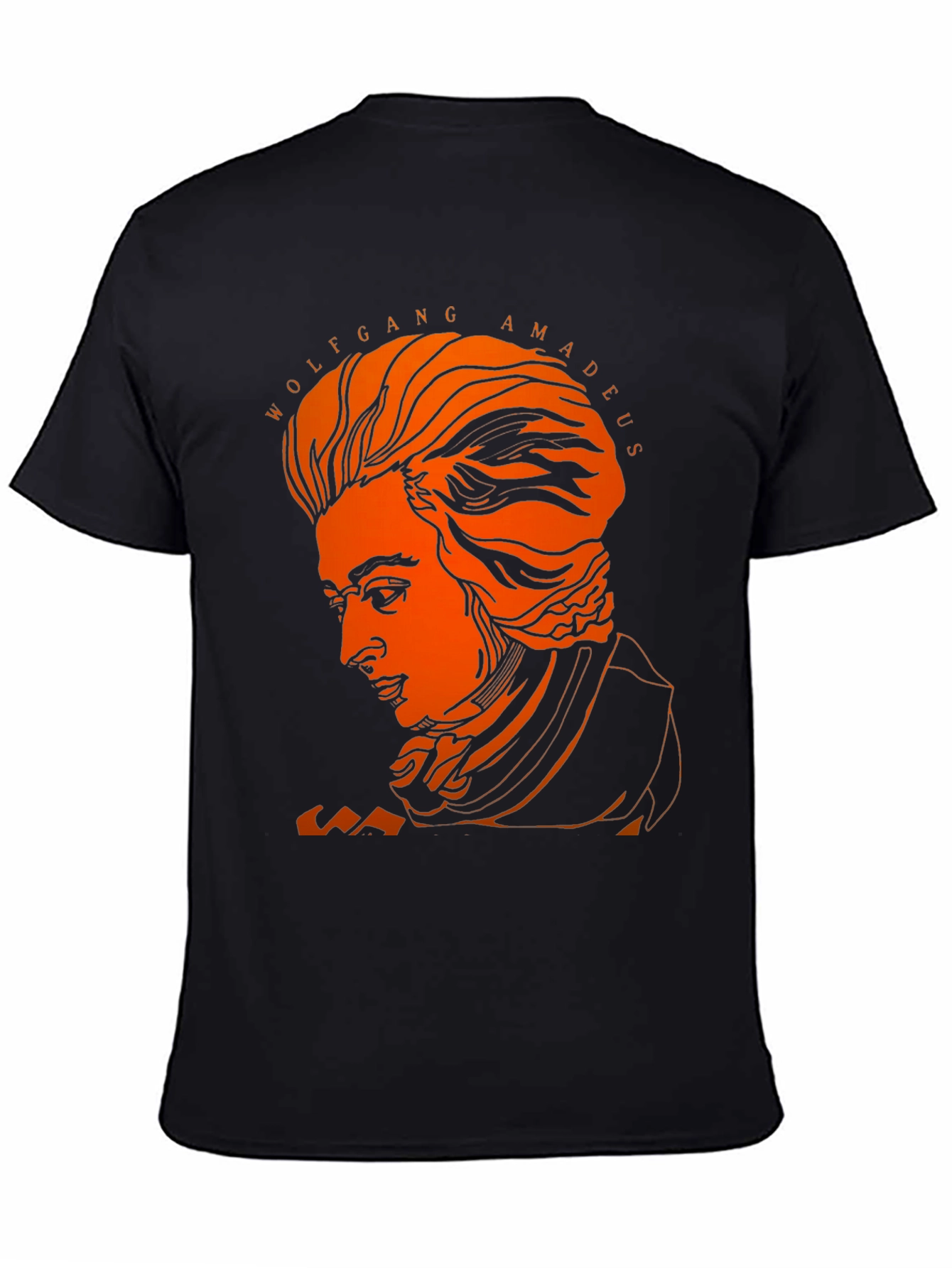 Wolfgang Amadeus Portrait Graphic T-Shirt