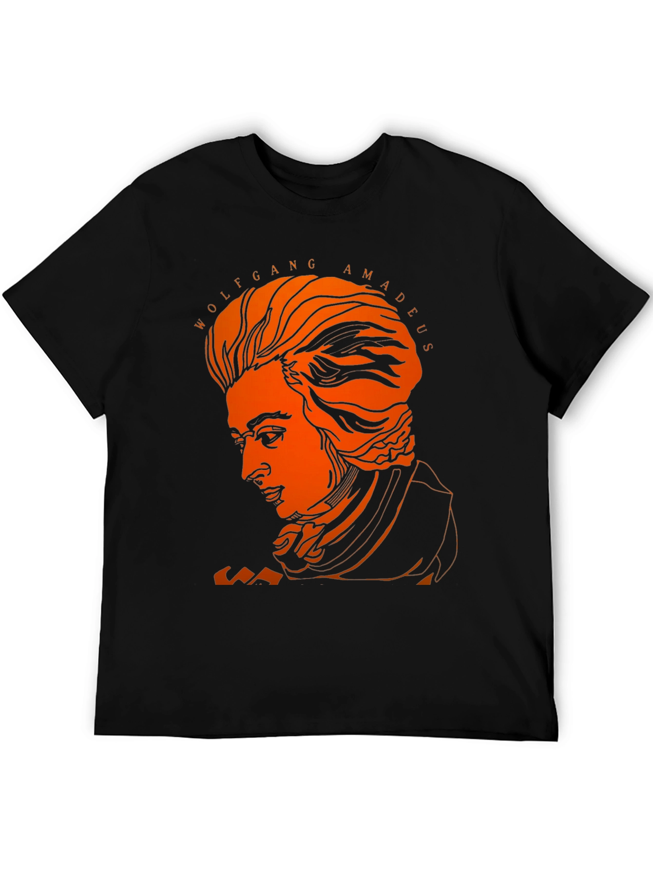 Wolfgang Amadeus Portrait Graphic T-Shirt