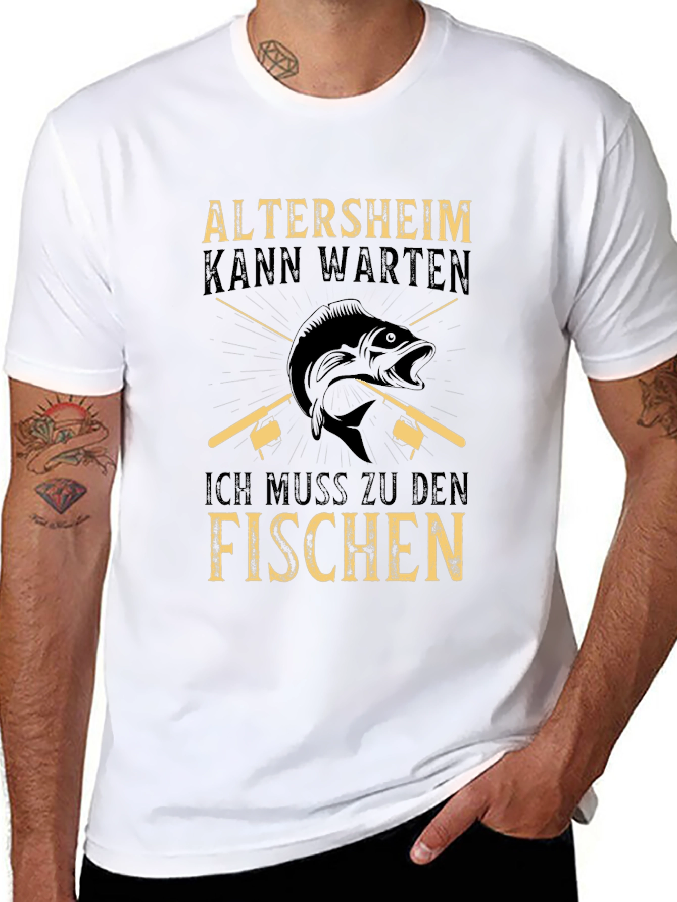 Fishing T-Shirt - Altersheim Kann Warten