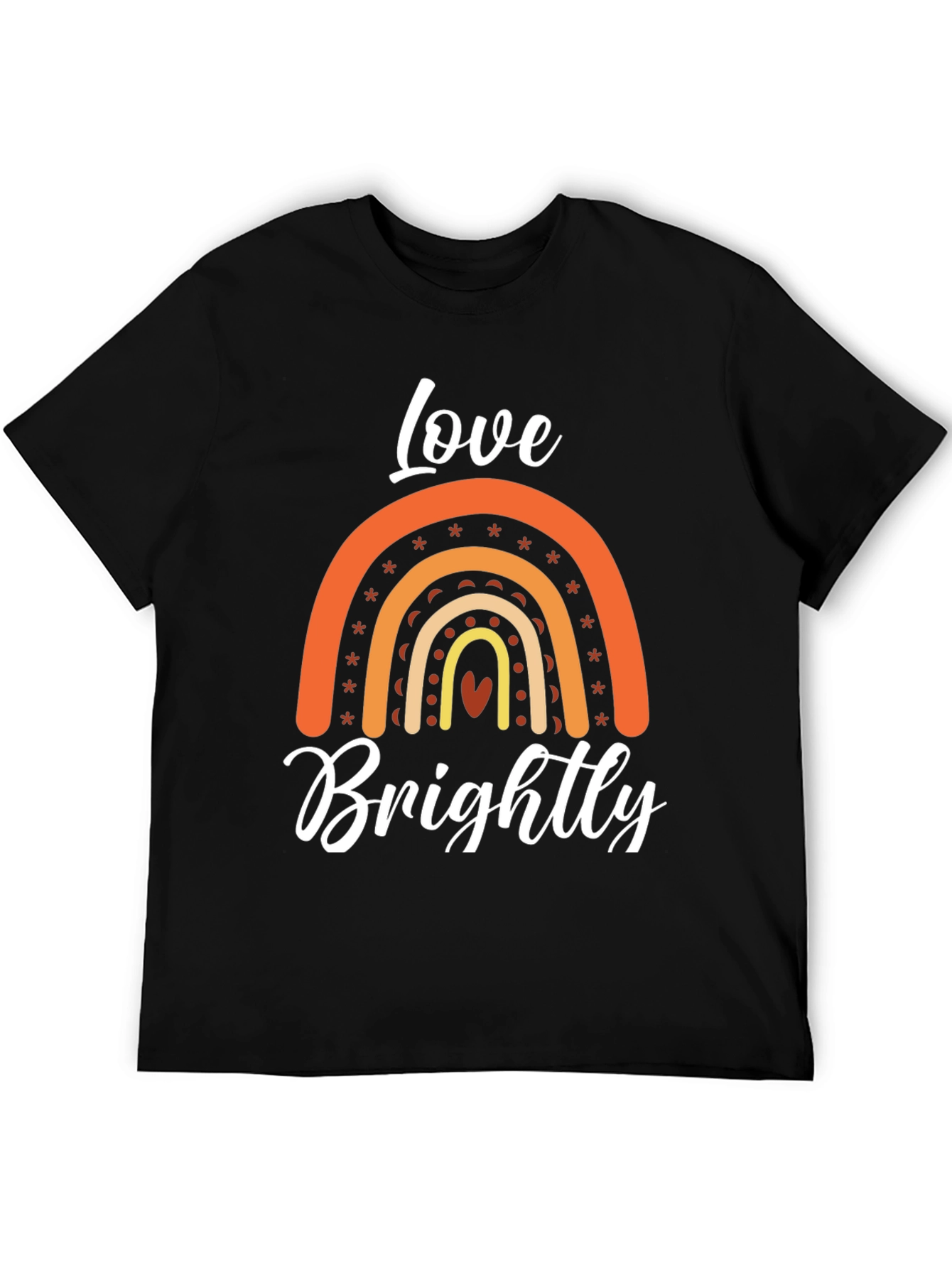 Love Brightly Rainbow Graphic Tee