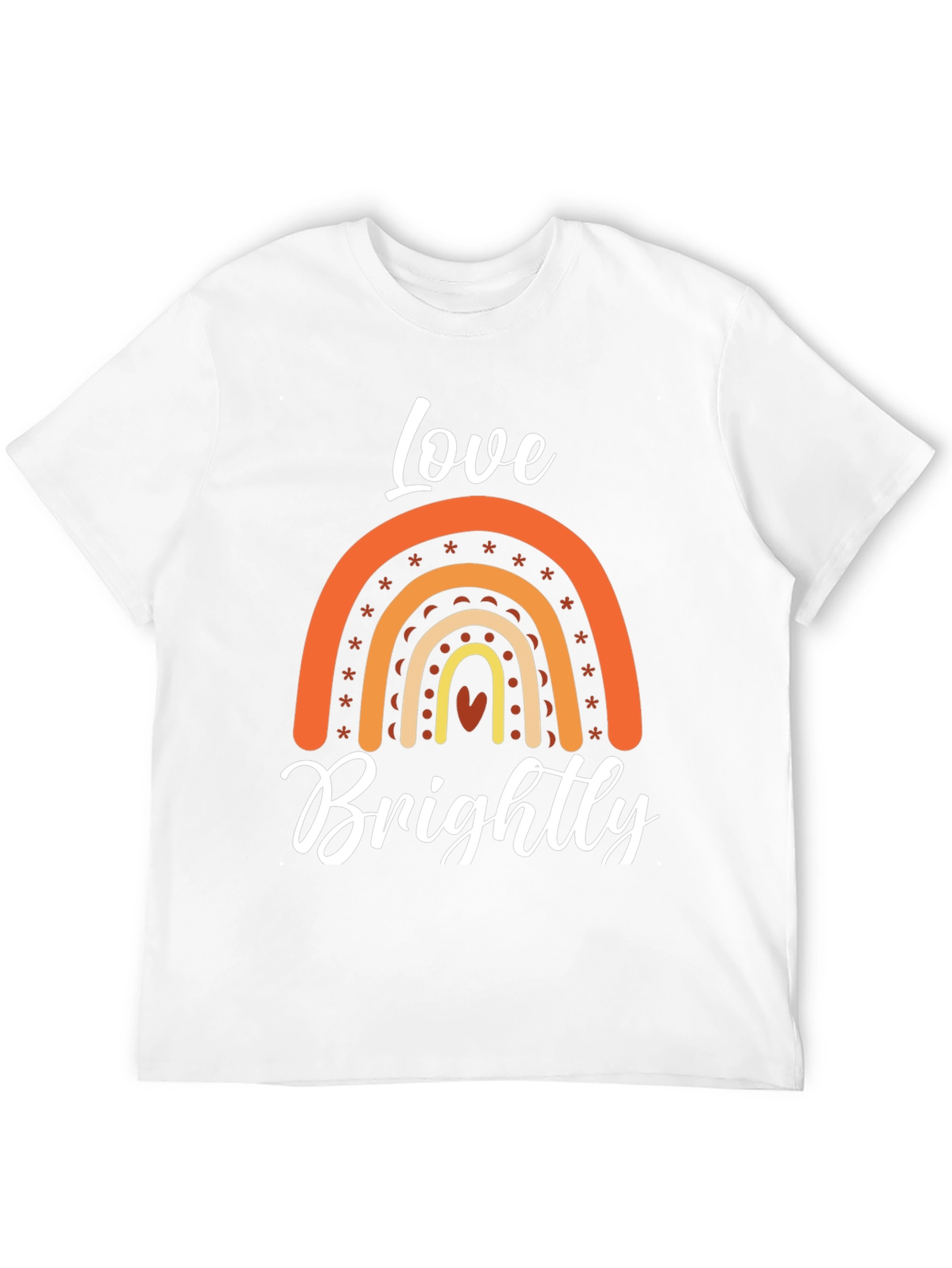Love Brightly Rainbow Graphic Tee