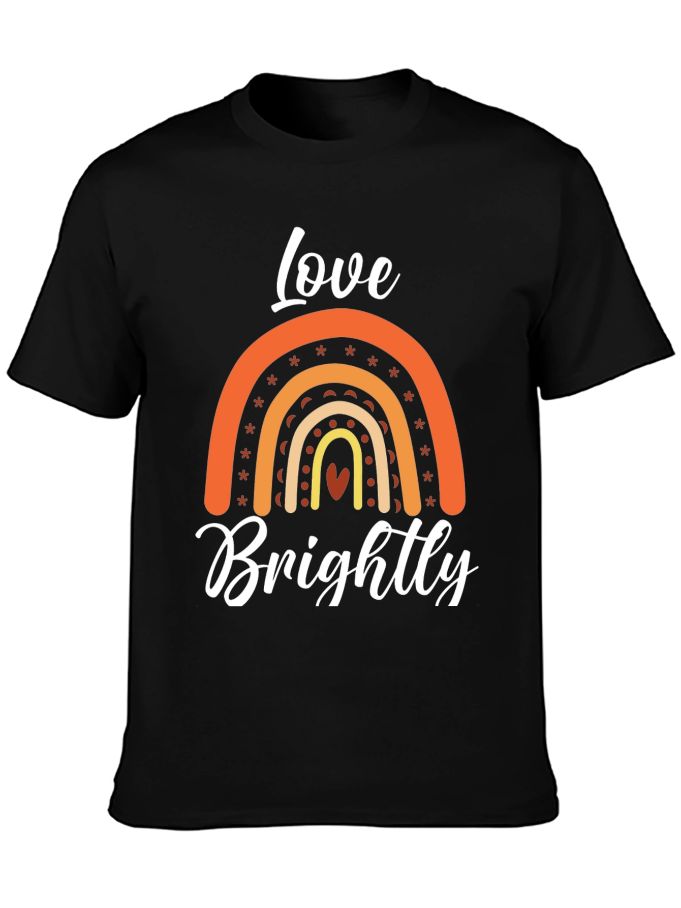 Love Brightly Rainbow Graphic Tee