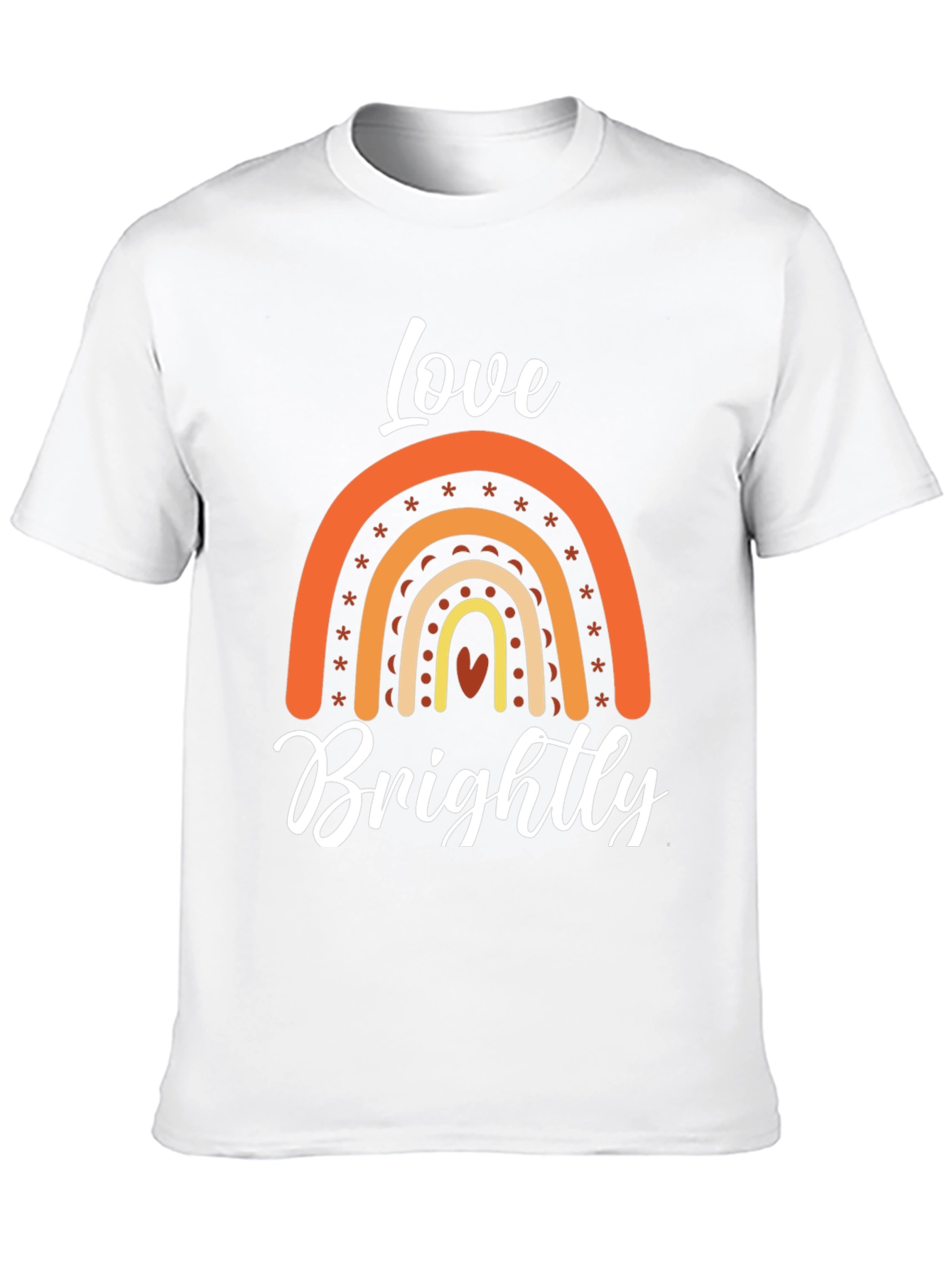 Love Brightly Rainbow Graphic Tee