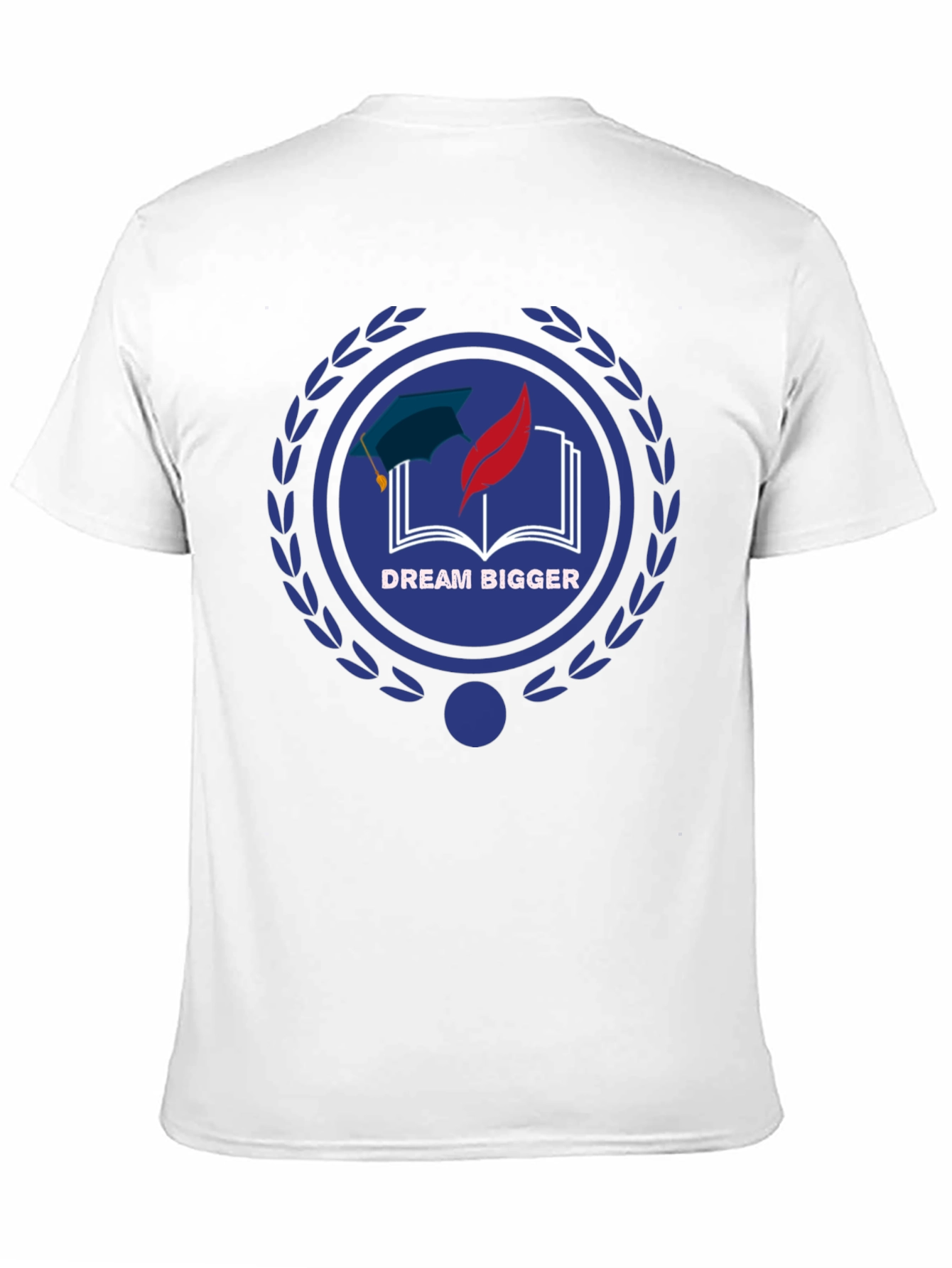 Dream Bigger Graphic Tee - Black Cotton T-Shirt