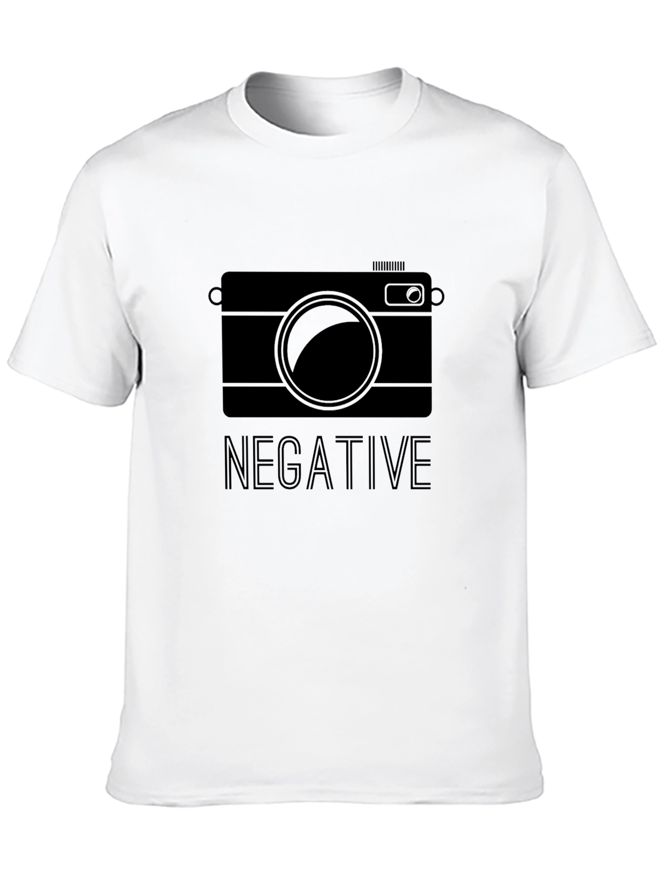 Negative Camera Graphic T-Shirt