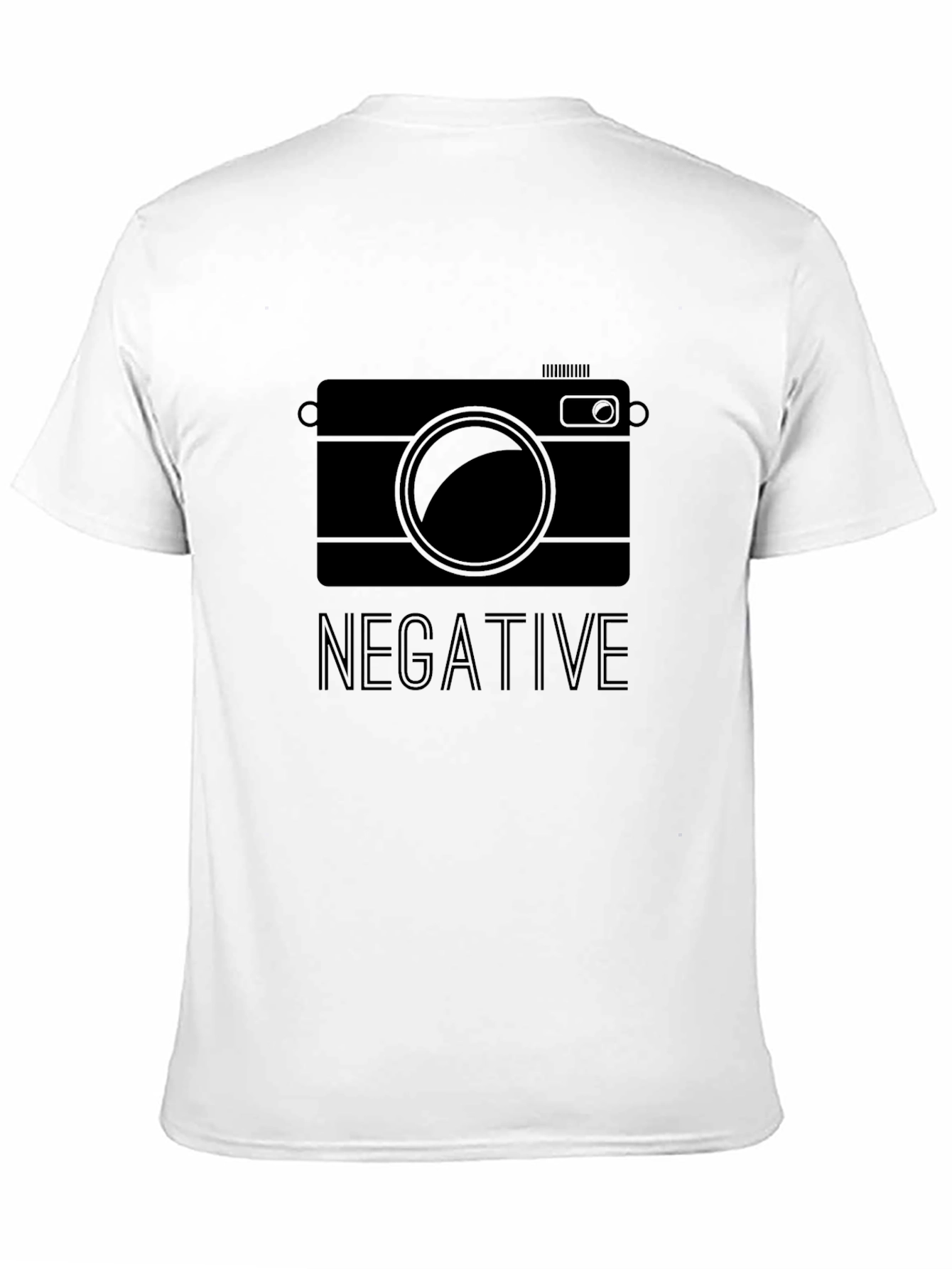 Negative Camera Graphic T-Shirt