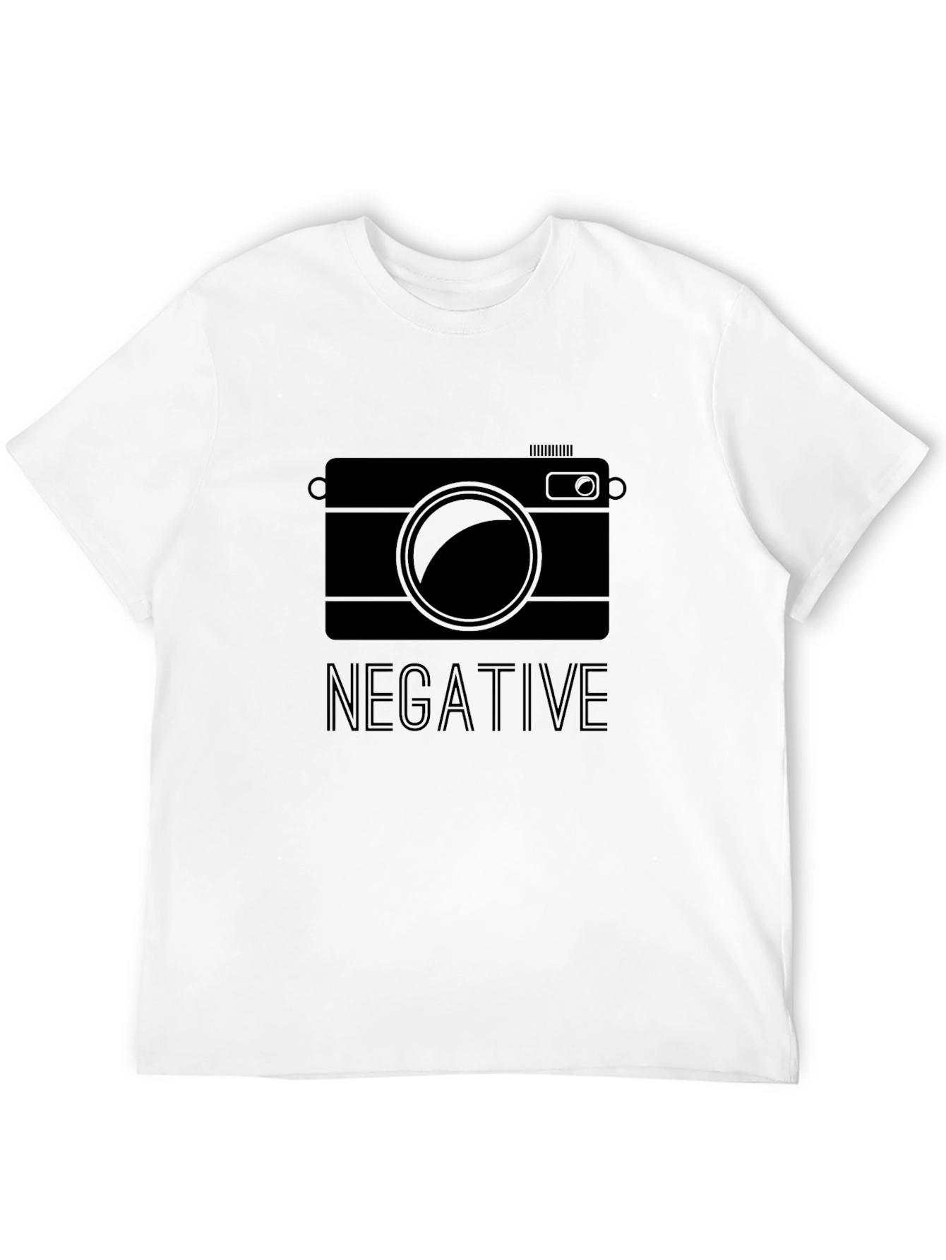 Negative Camera Graphic T-Shirt