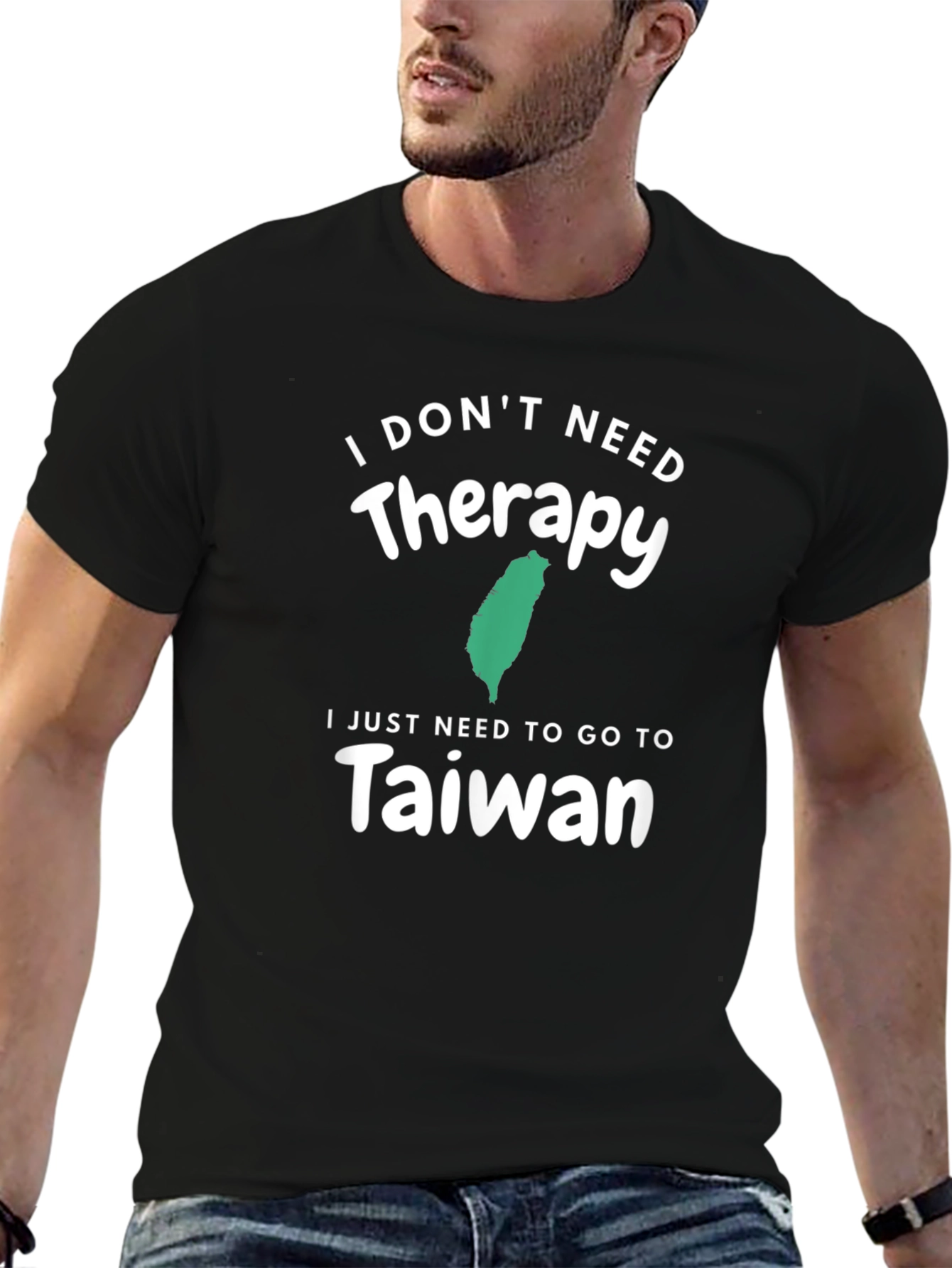 Taiwan Therapy Graphic Tee - Black