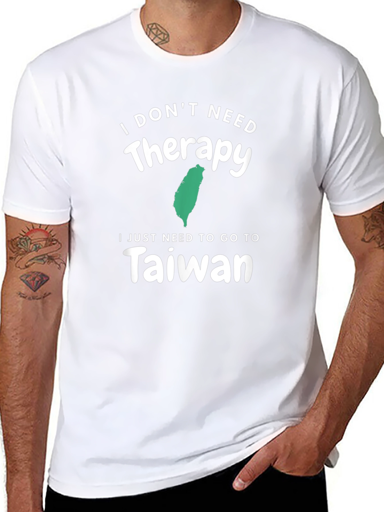 Taiwan Therapy Graphic Tee - Black