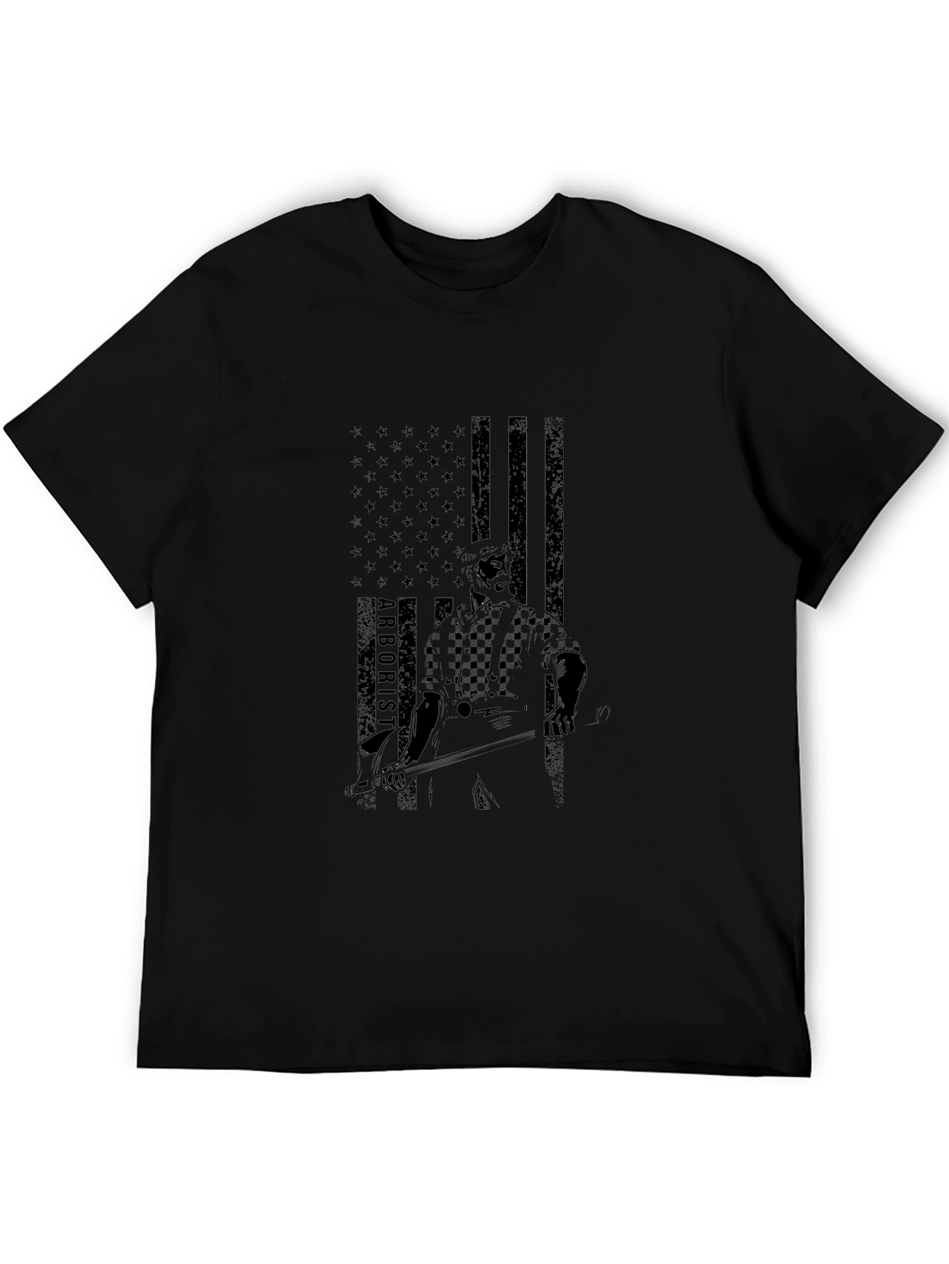 Arborist American Flag Graphic T-Shirt