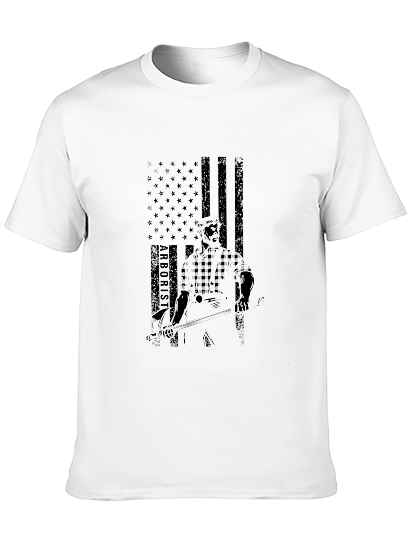 Arborist American Flag Graphic T-Shirt