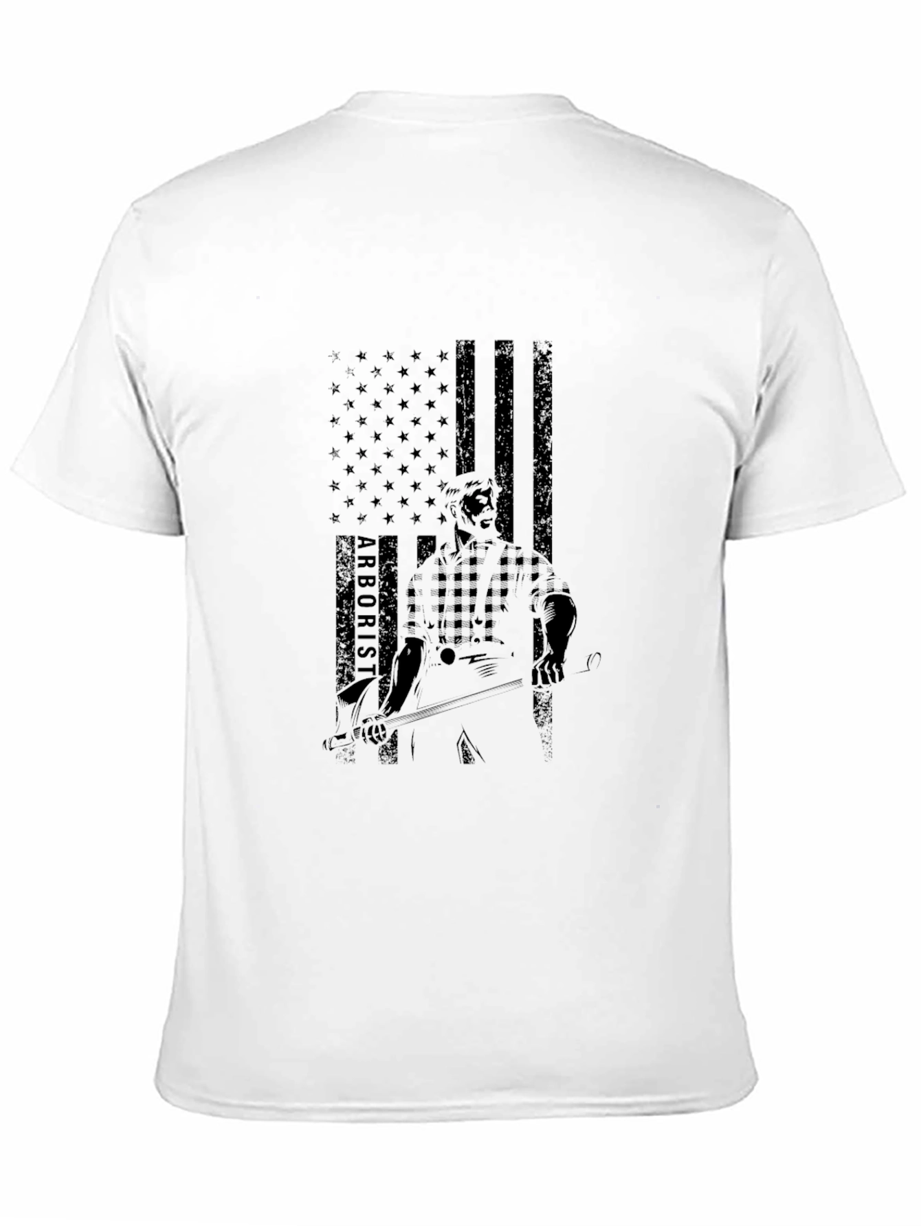 Arborist American Flag Graphic T-Shirt