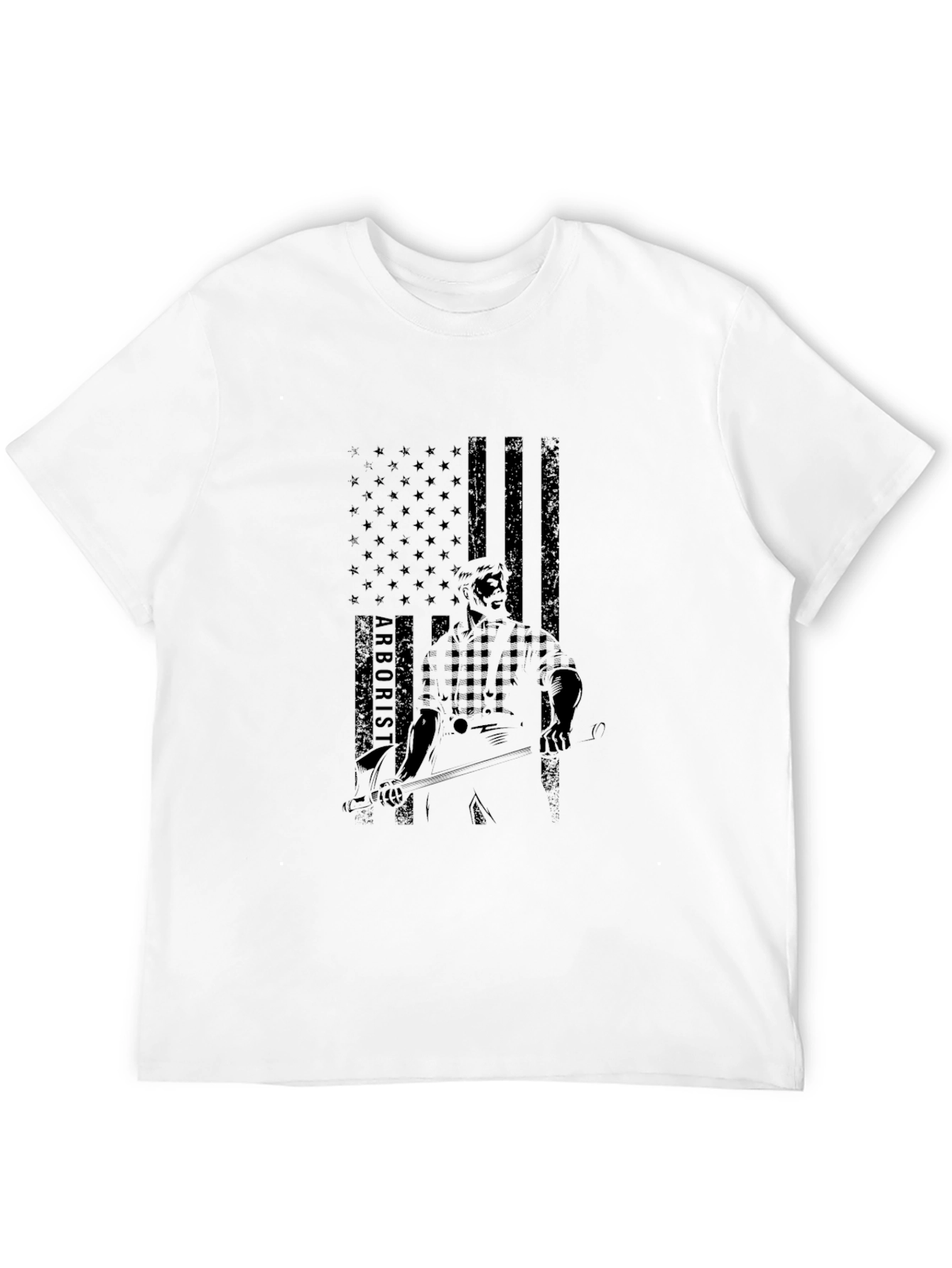 Arborist American Flag Graphic T-Shirt