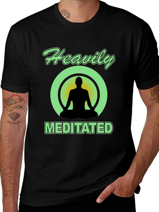 Heavily Meditated Black T-Shirt