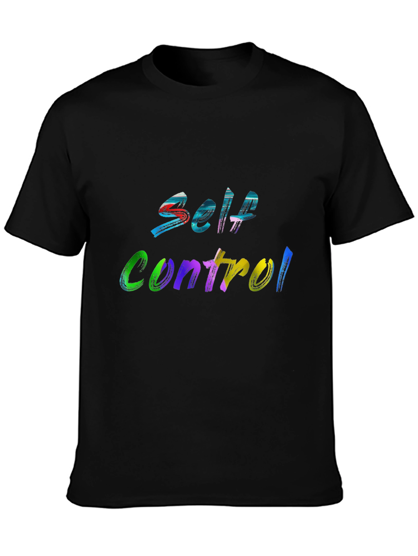 Self Control Graphic Tee - Black T-Shirt