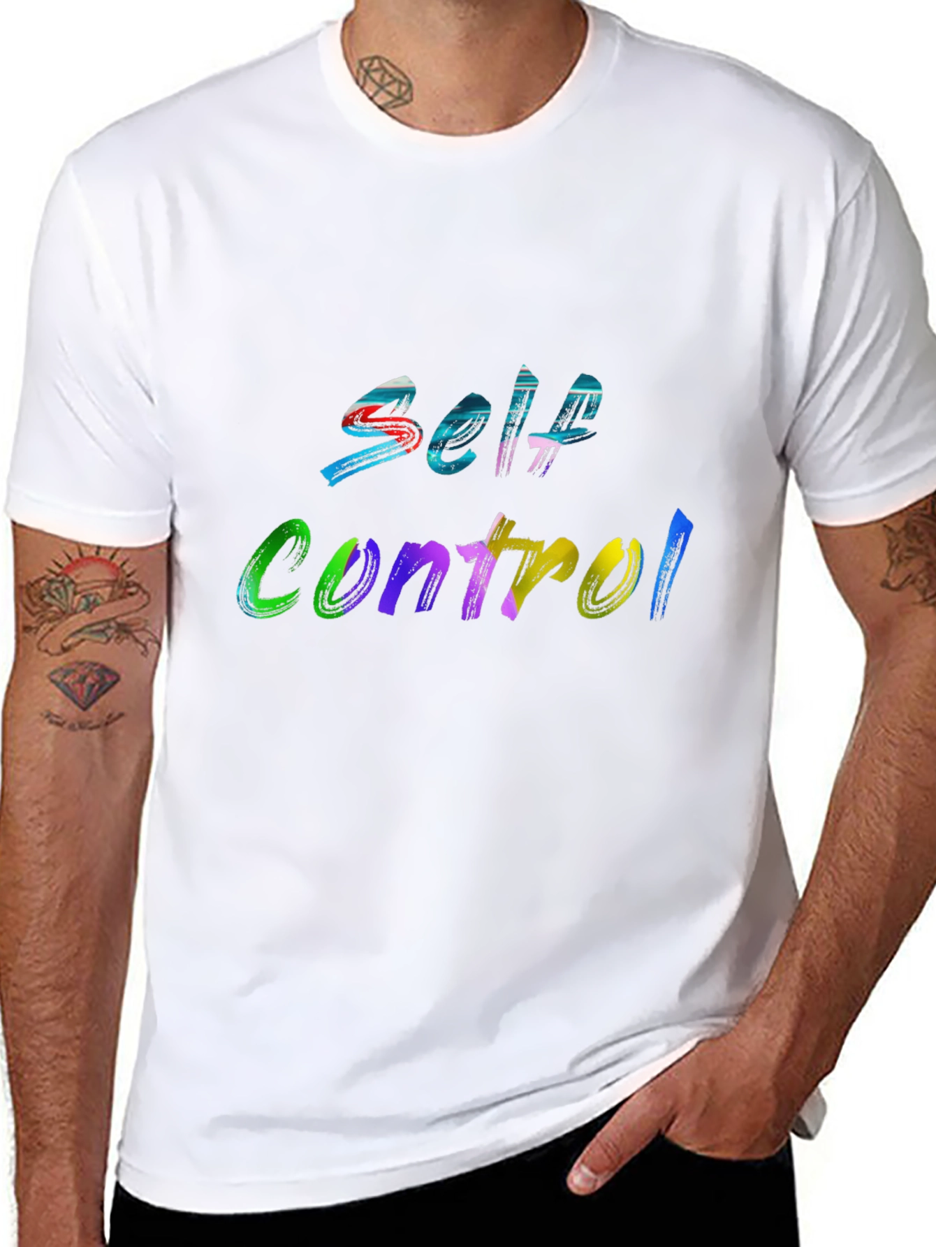 Self Control Graphic Tee - Black T-Shirt