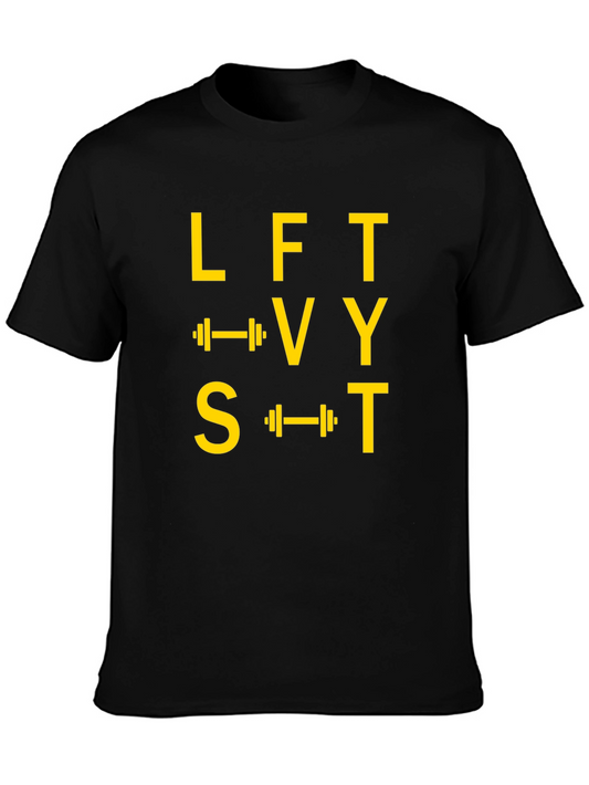 Lift Heavy S*** Black Graphic Tee
