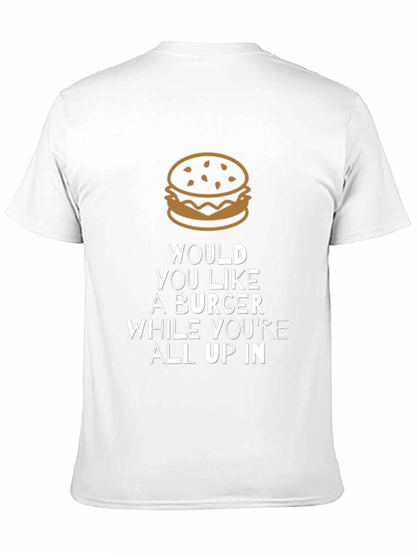 Burger Graphic T-Shirt - Funny Mens Tee