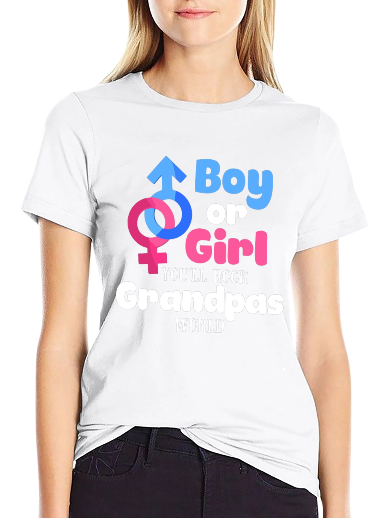 Boy or Girl Grandpas World T-Shirt